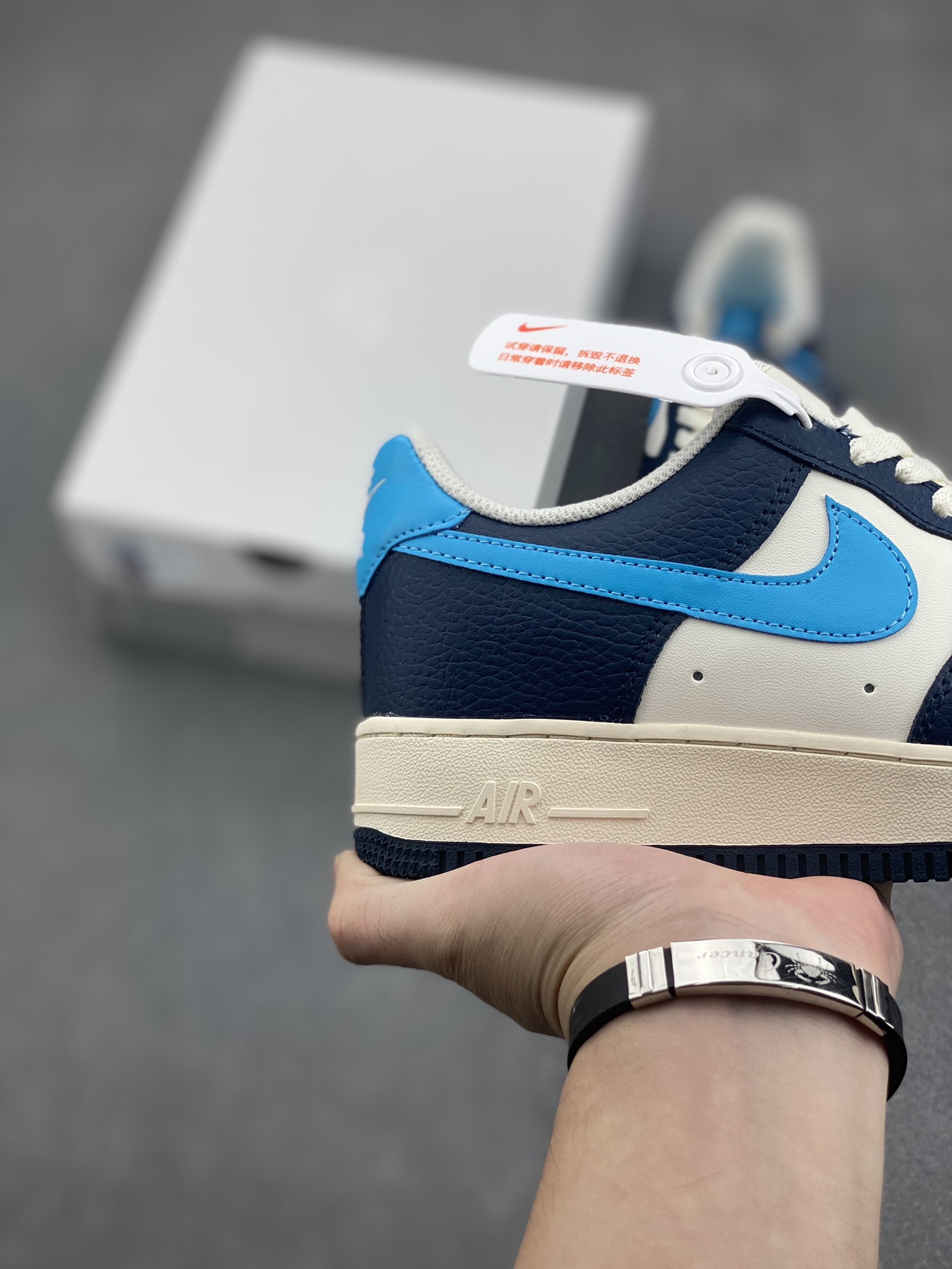 Nike Air Force 1 '07 Low-Top Sneakers - Navy/Blue - HJ9291-478 - All Sizes 6 i1731297659 9313 7