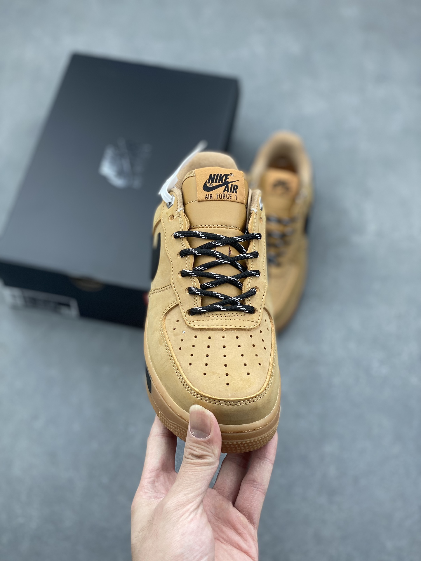 Nike Air Force 1 Low '07 Tan/Black Leather Casual Sneakers CJ9179-200 3 i1731297741 4378 3