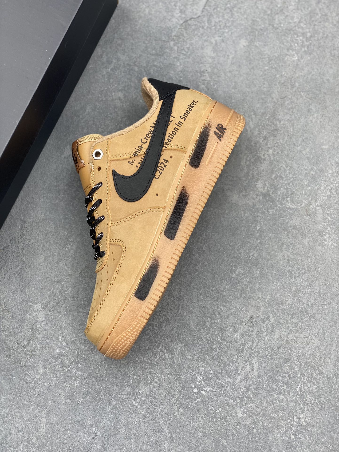 Nike Air Force 1 Low '07 Tan/Black Leather Casual Sneakers CJ9179-200 8 i1731297741 5409 8