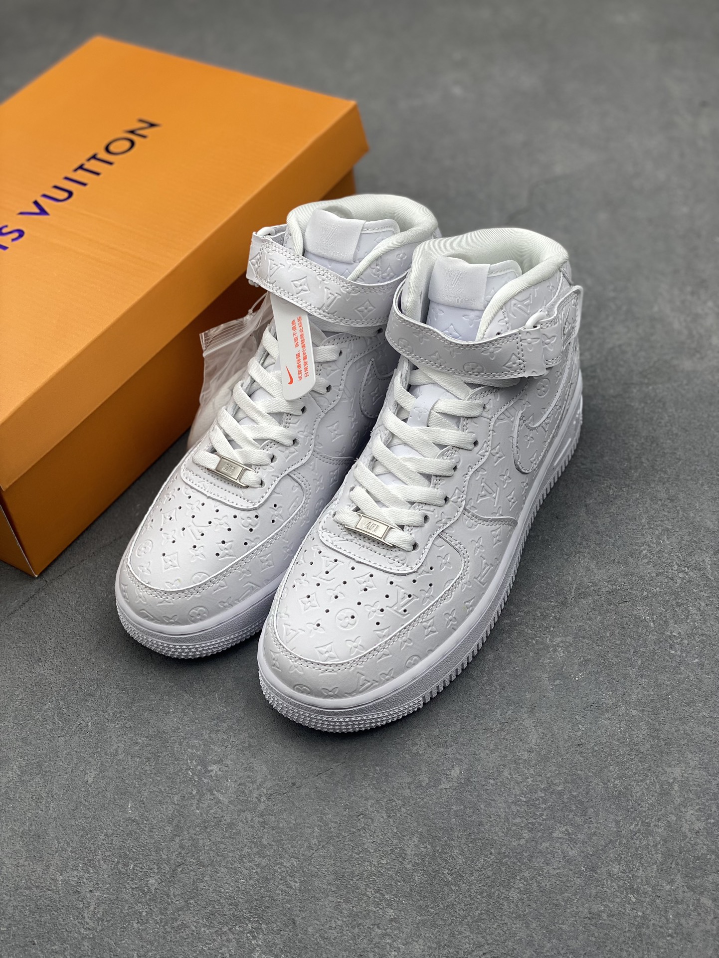 Nike Air Force 1 '07 Mid LV White - Limited Edition Designer Sneakers 9 i1731298138 1081 0