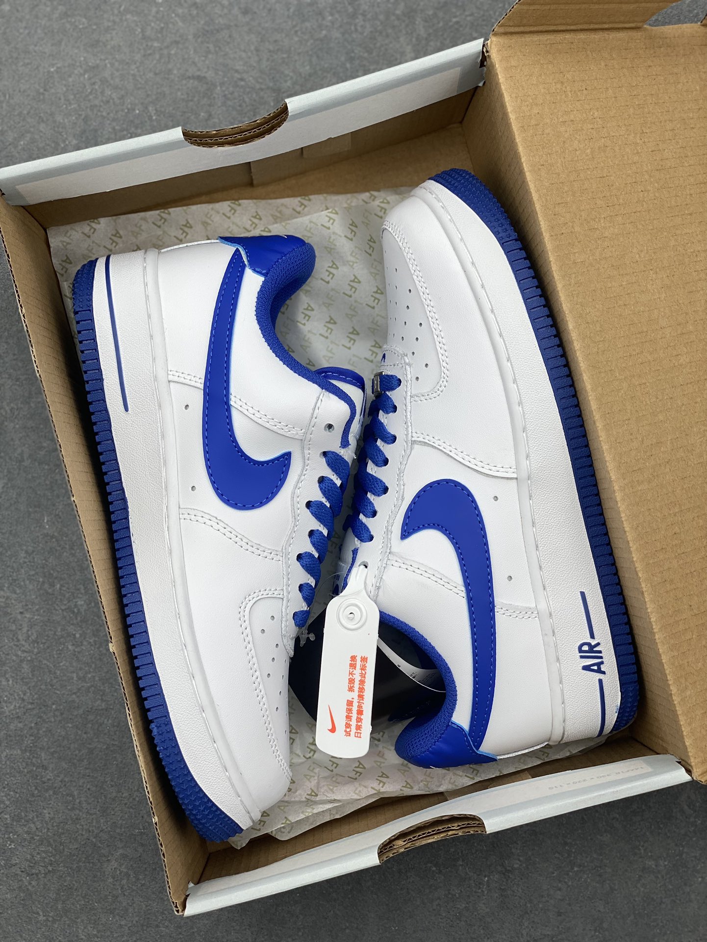 Nike Air Force 1 Low: White/Royal Blue - Iconic Style, All-Day Comfort 10 i1731298537 3640 7