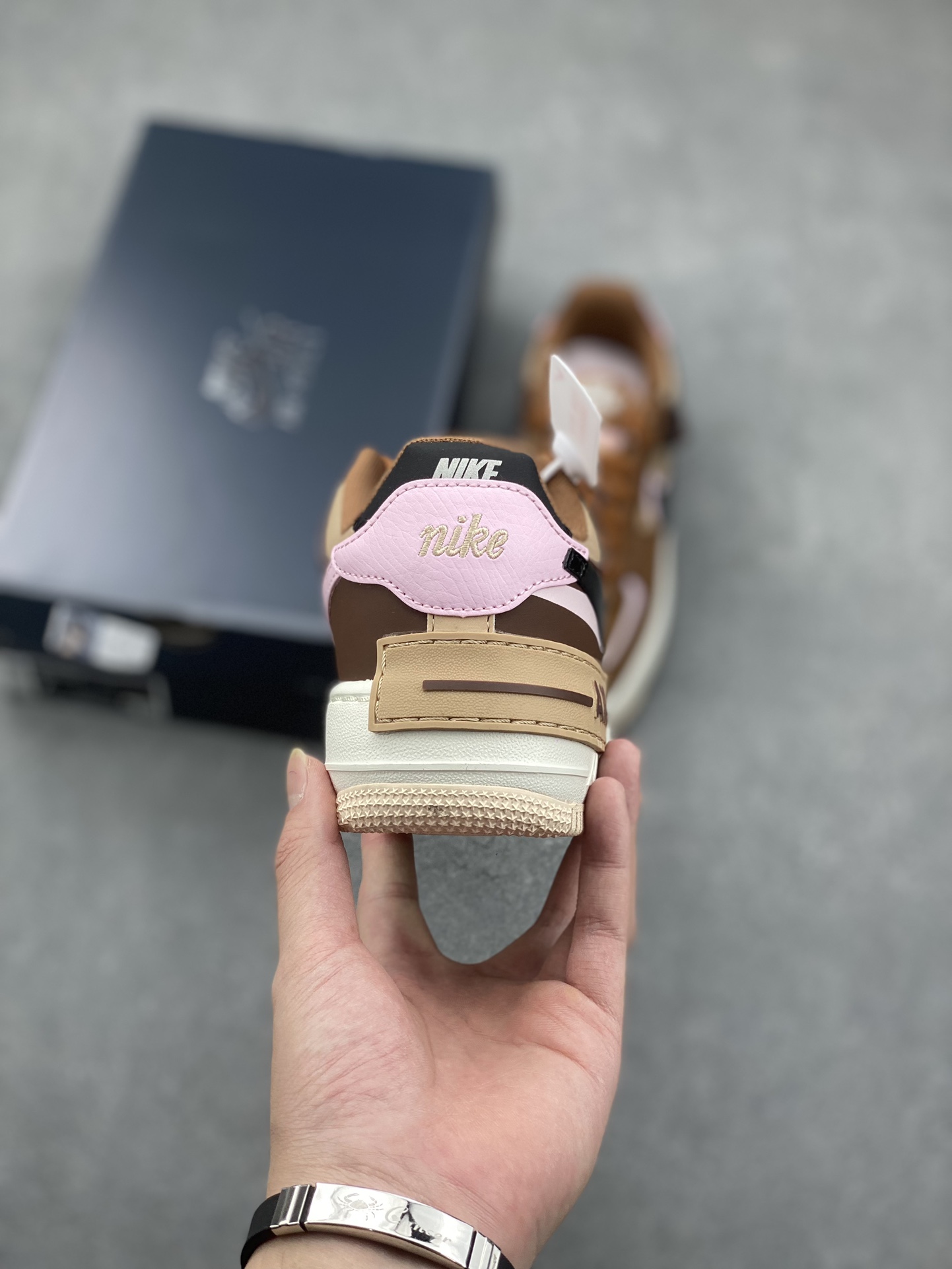 Nike Air Force 1 '07 Low Casual Sneakers - Brown, Black, and Pink 5 i1731431539 2651 7