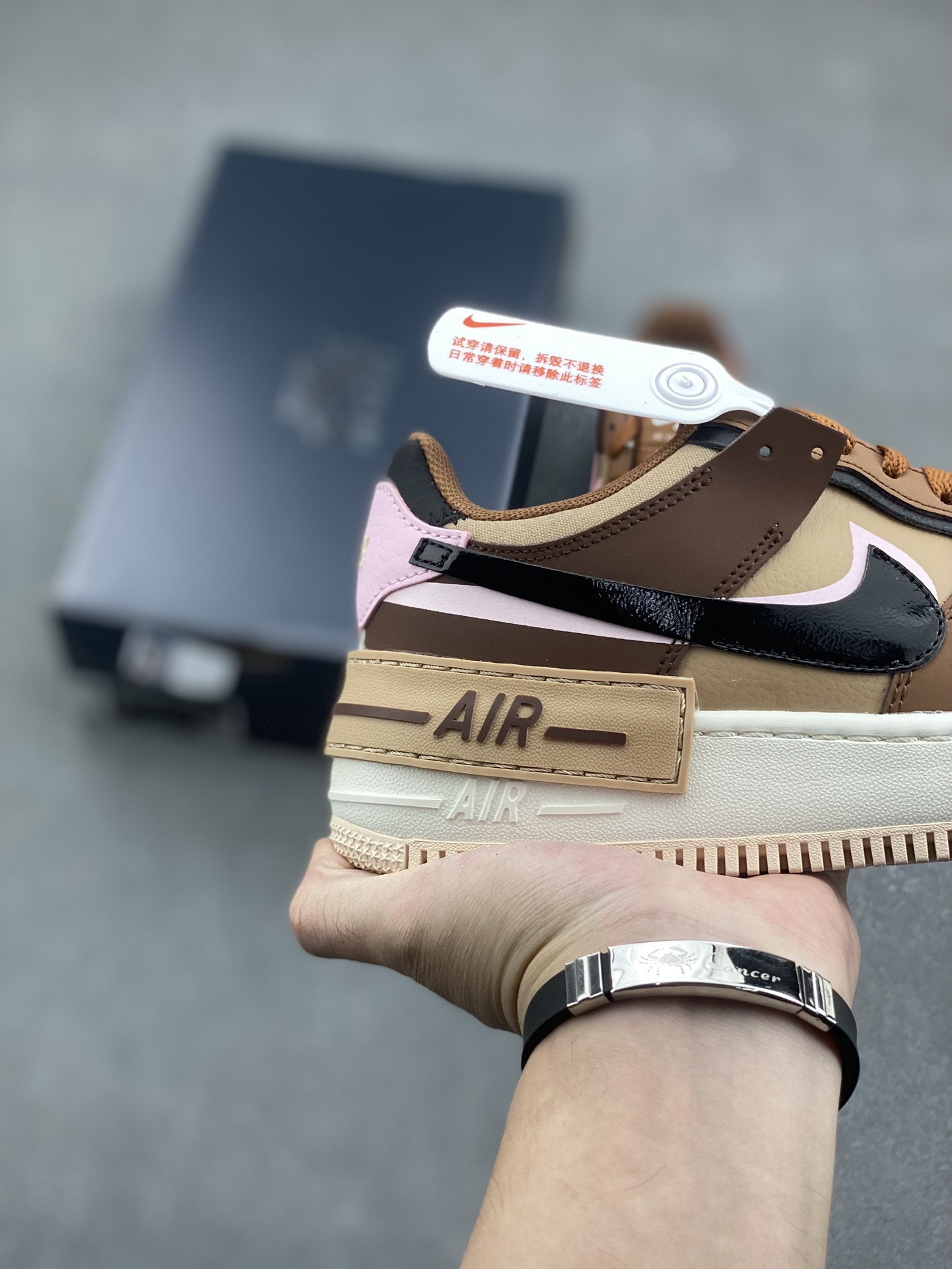 Nike Air Force 1 '07 Low Casual Sneakers - Brown, Black, and Pink 6 i1731431539 6263 1