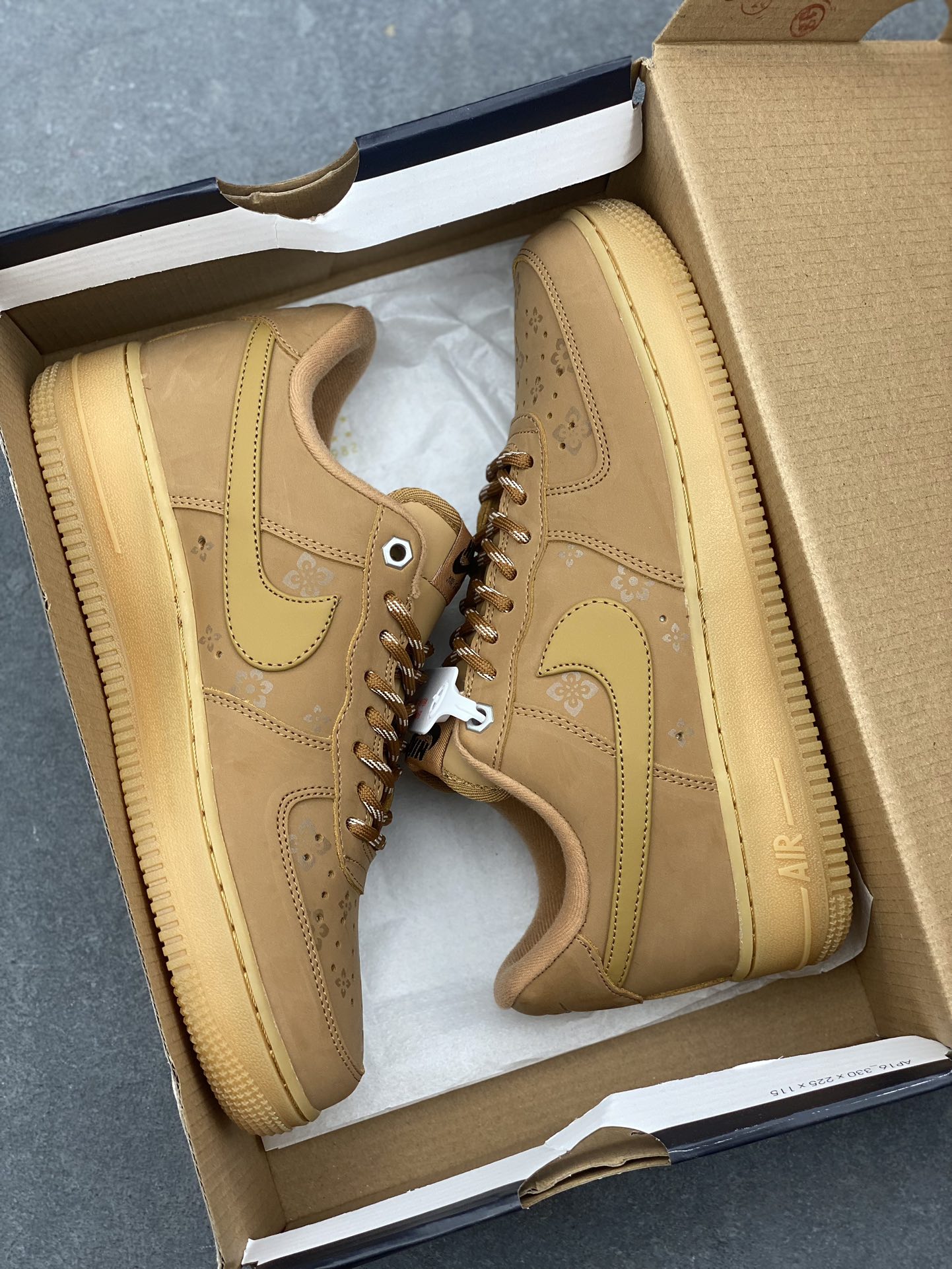 Nike Air Force 1 '07 Low Wheat Print Sneakers - Casual, Comfortable Shoes 10 i1731431614 2309 3