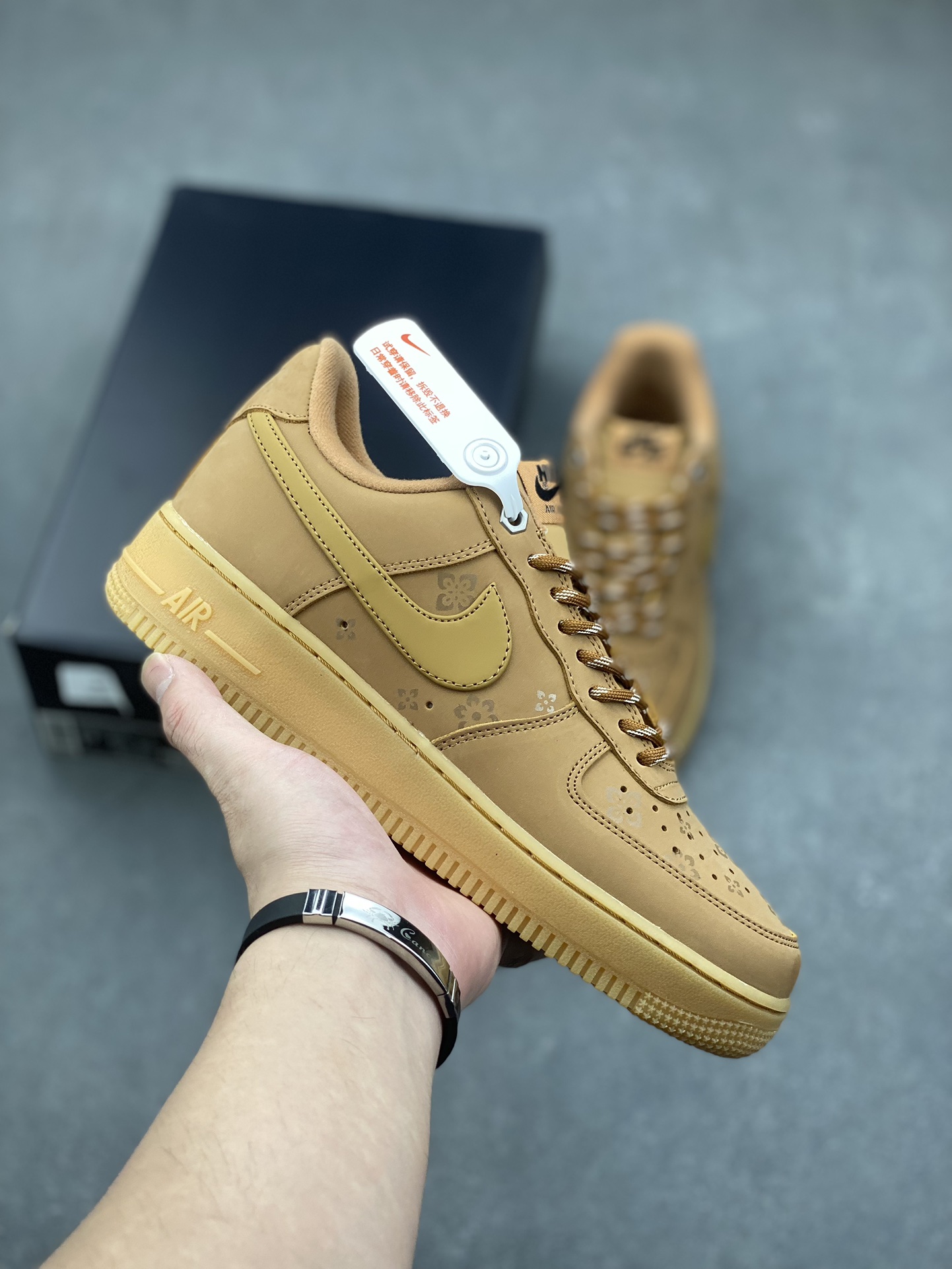 Nike Air Force 1 '07 Low Wheat Print Sneakers - Casual, Comfortable Shoes 2 i1731431614 8554 2