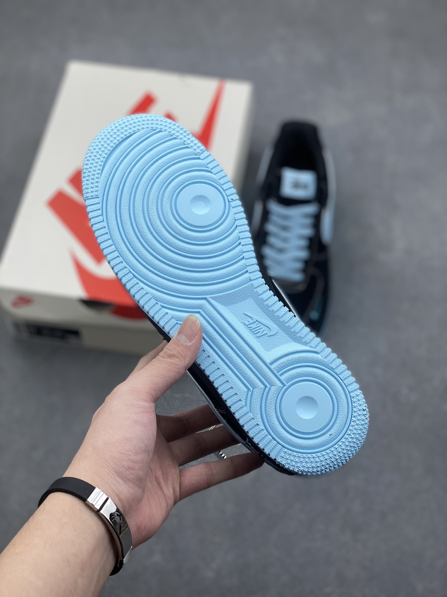 Nike Air Force 1 '07 Low Stussy x Tiffany & Co. Black Sneakers 7 i1731432068 5286 3