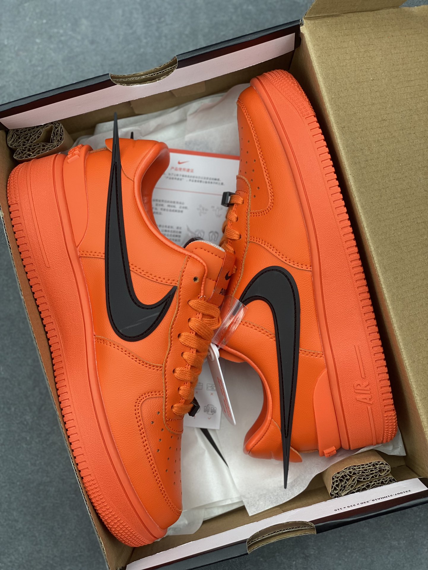 Ambush x Nike Air Force 1 '07 Low Orange – Premium Leather Casual Sneakers 10 i1731432255 5658 8