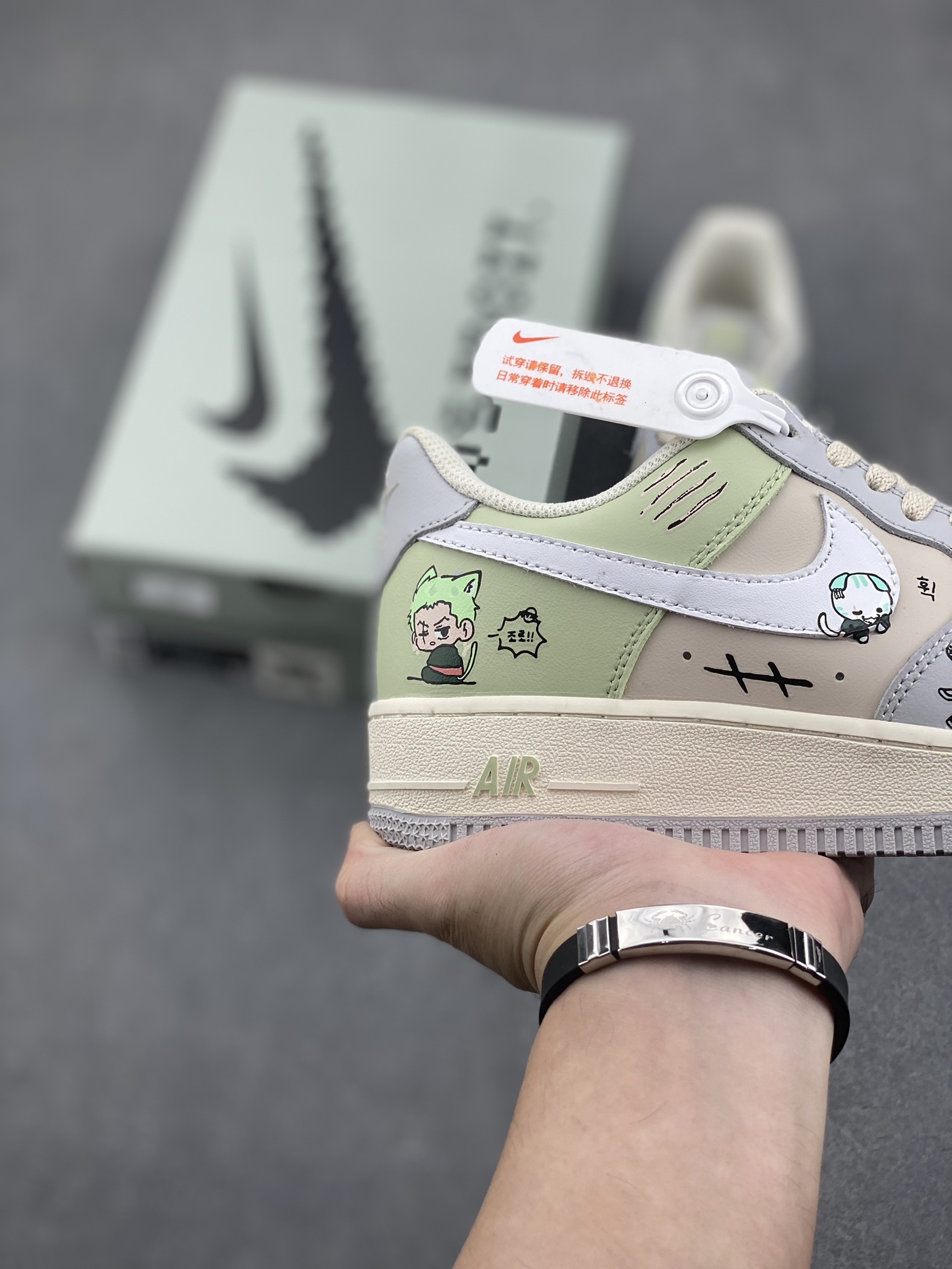 Nike Air Force 1 Low 'Three Blade Flow' One Piece Roronoa Zoro Sneakers 6 i1731432330 255 2