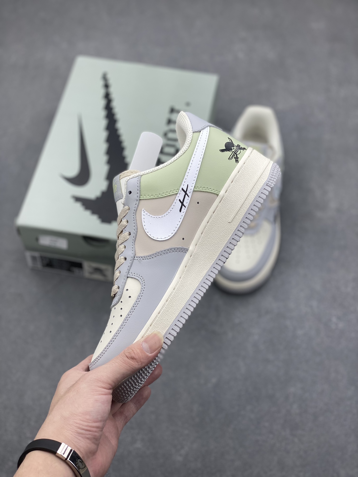 Nike Air Force 1 Low 'Three Blade Flow' One Piece Roronoa Zoro Sneakers 4 i1731432331 4946 3