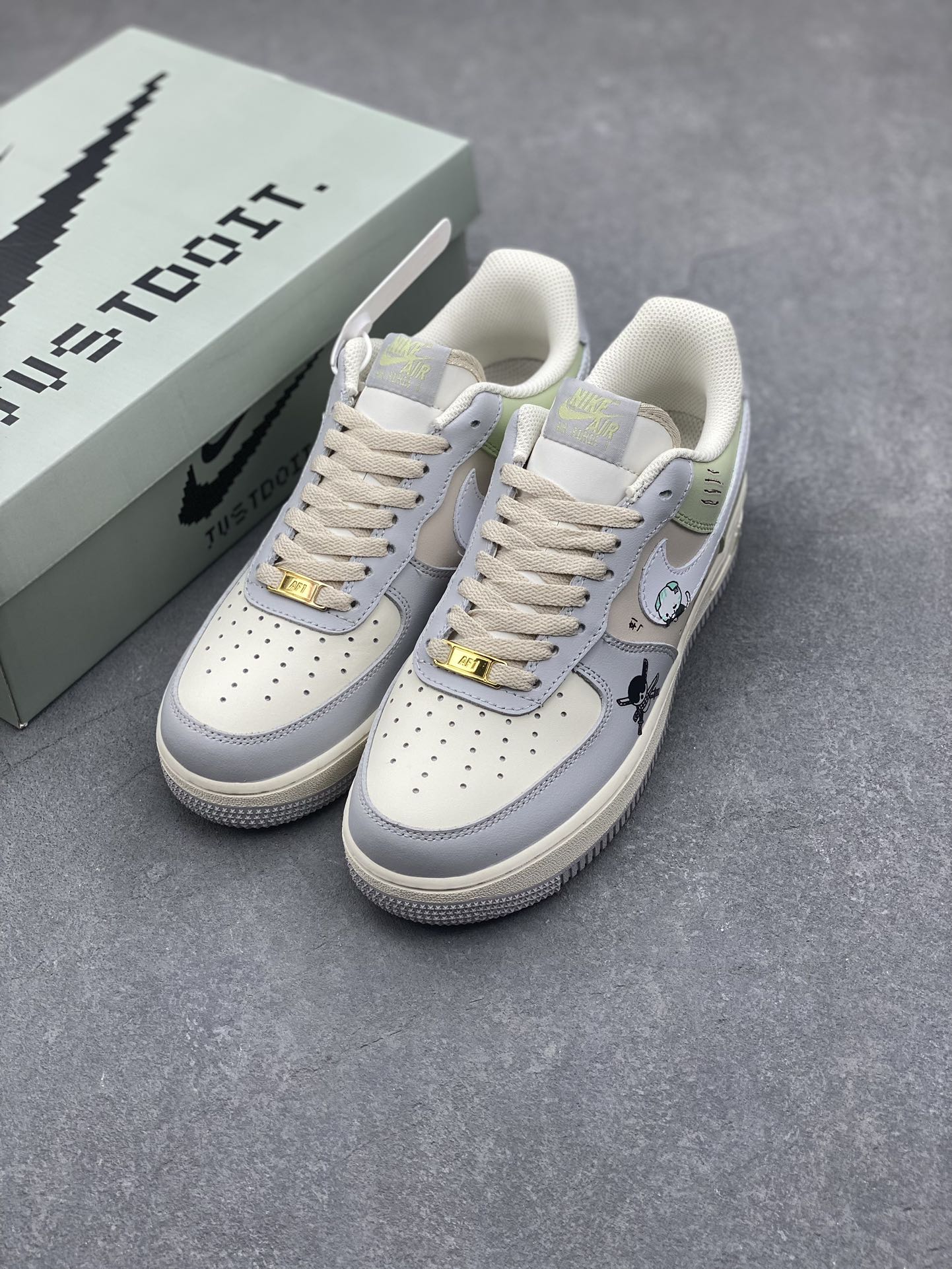 Nike Air Force 1 Low 'Three Blade Flow' One Piece Roronoa Zoro Sneakers 9 i1731432331 6121 7