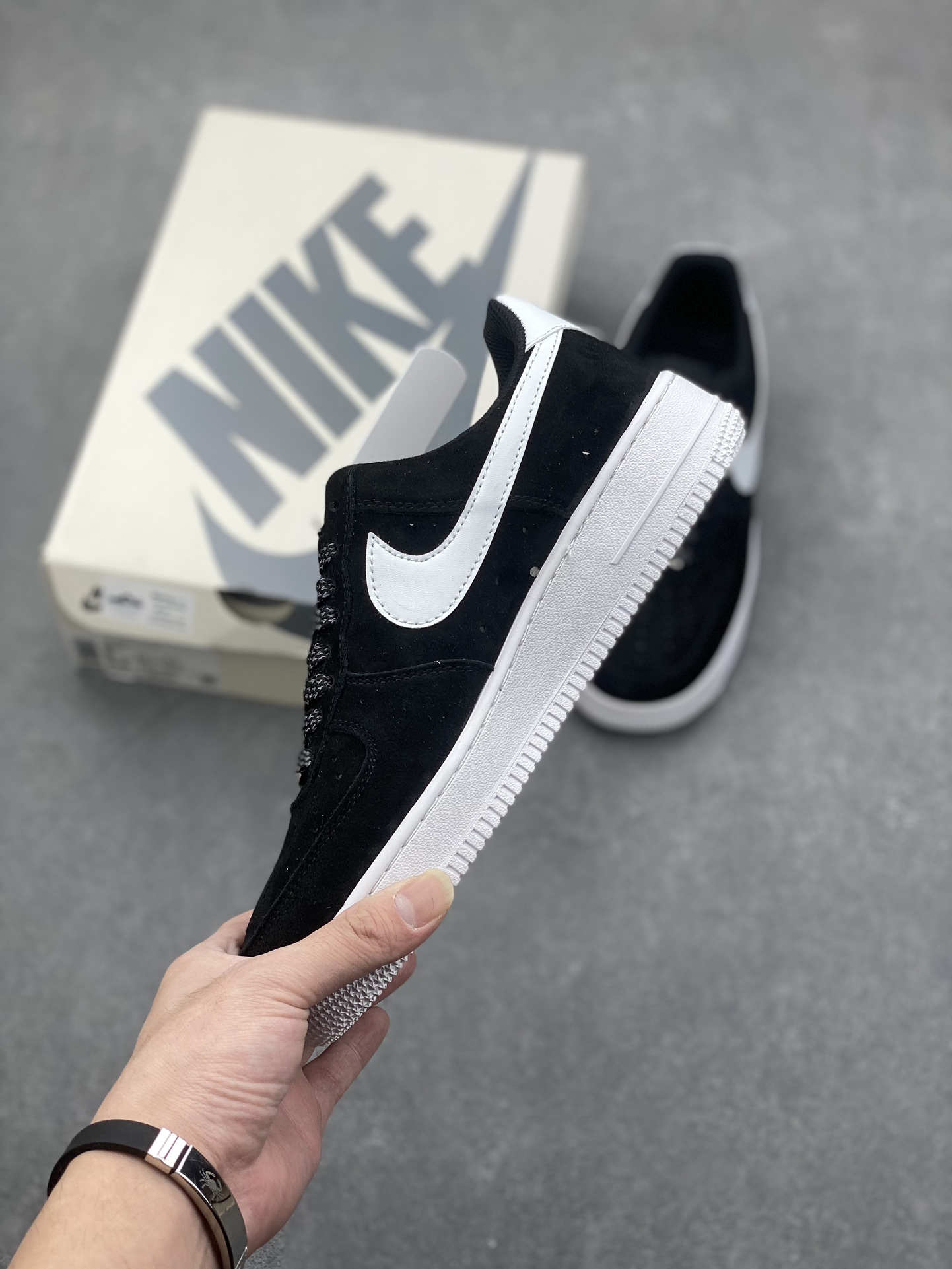 Nike Air Force 1 Low: Black Suede, Iconic Style, All-Day Comfort Sneakers 4 i1731432442 8753 0