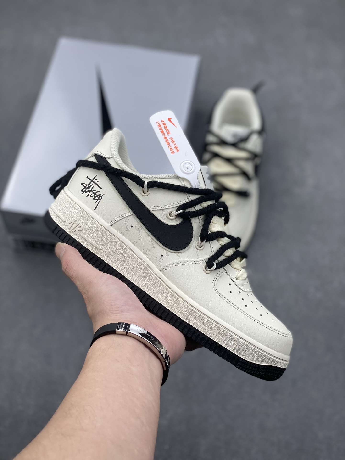 Stussy x Nike Air Force 1 Low '07 Collaboration Casual Sneakers 2 i1731516509 280 6