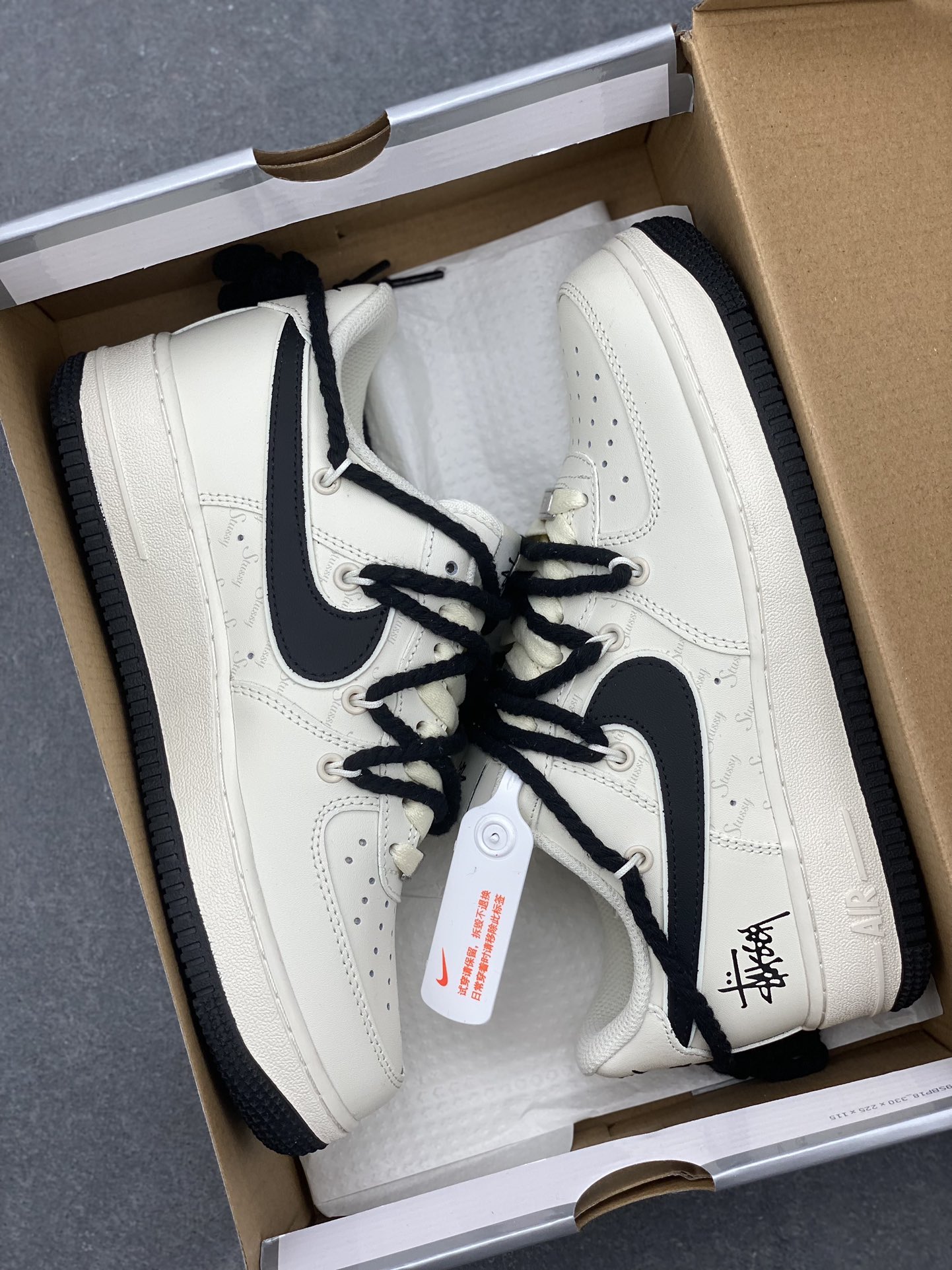 Stussy x Nike Air Force 1 Low '07 Collaboration Casual Sneakers 10 i1731516510 2915 8