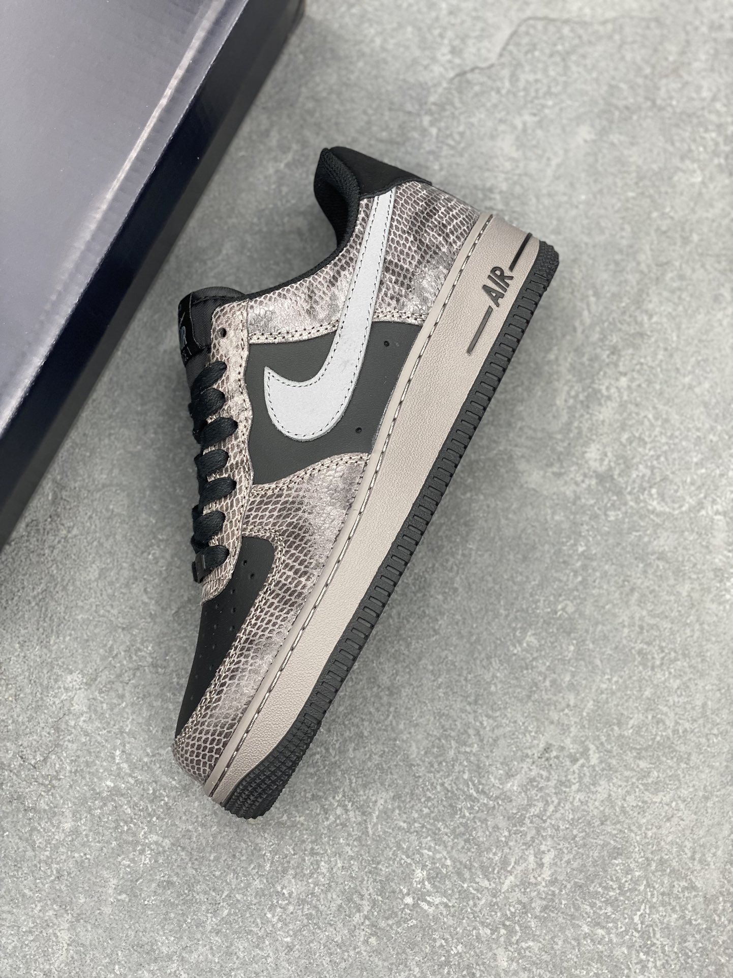 Nike Air Force 1 Low HF2898-001 - Low-Top Sneakers, Gray/Black, All Sizes 8 i1731516672 6351 0