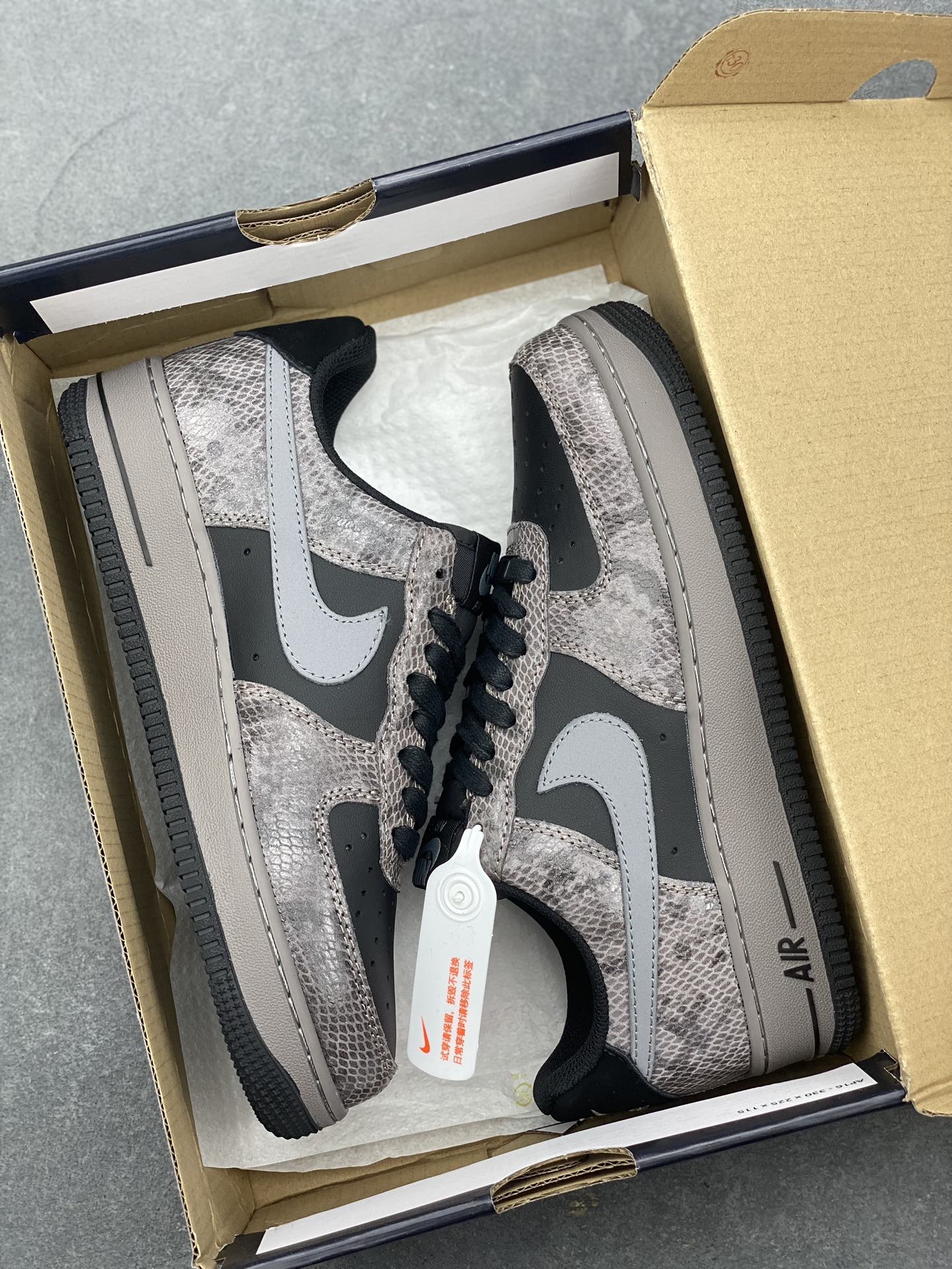 Nike Air Force 1 Low HF2898-001 - Low-Top Sneakers, Gray/Black, All Sizes 10 i1731516672 7407 1