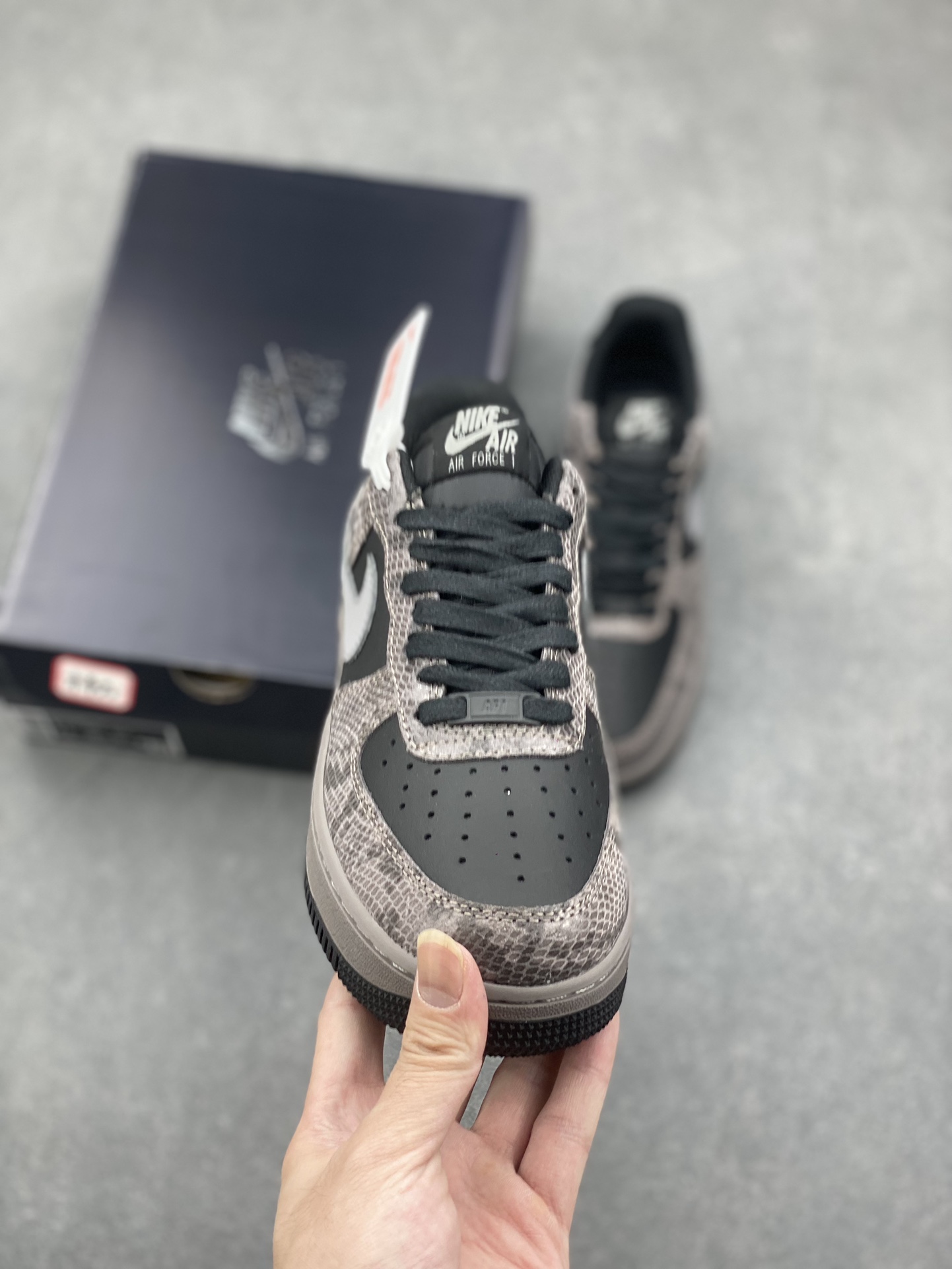 Nike Air Force 1 Low HF2898-001 - Low-Top Sneakers, Gray/Black, All Sizes 3 i1731516672 7479 3