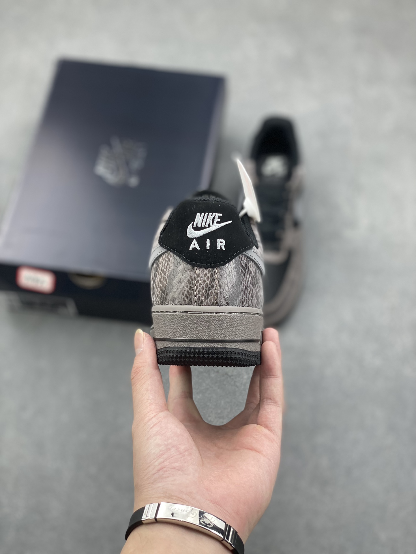 Nike Air Force 1 Low HF2898-001 - Low-Top Sneakers, Gray/Black, All Sizes 5 i1731516672 80 2