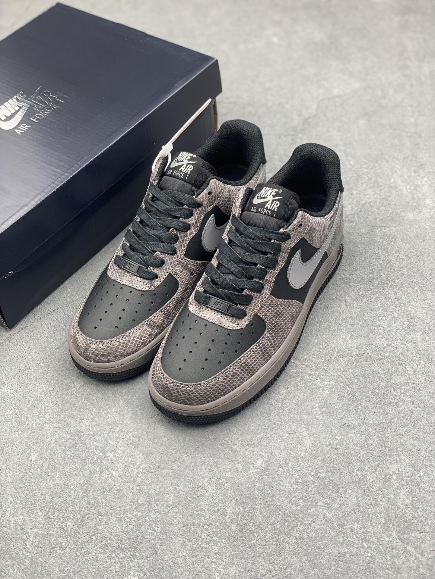 Nike Air Force 1 Low HF2898-001 - Low-Top Sneakers, Gray/Black, All Sizes 9 i1731516672 990 6