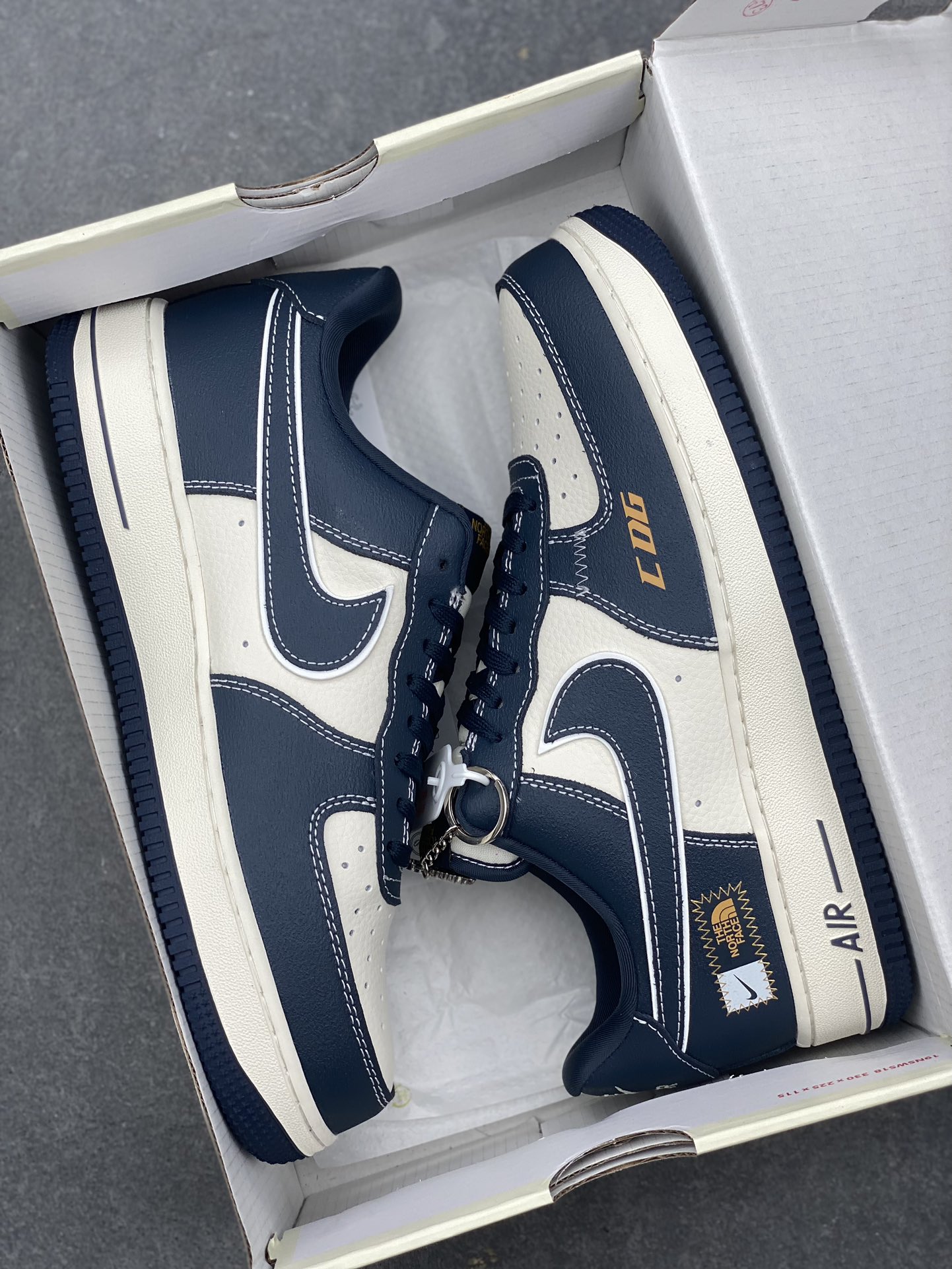 Nike Air Force 1 '07 Low The North Face CDG Sneakers - Deep Blue 10 i1731516893 3376 2