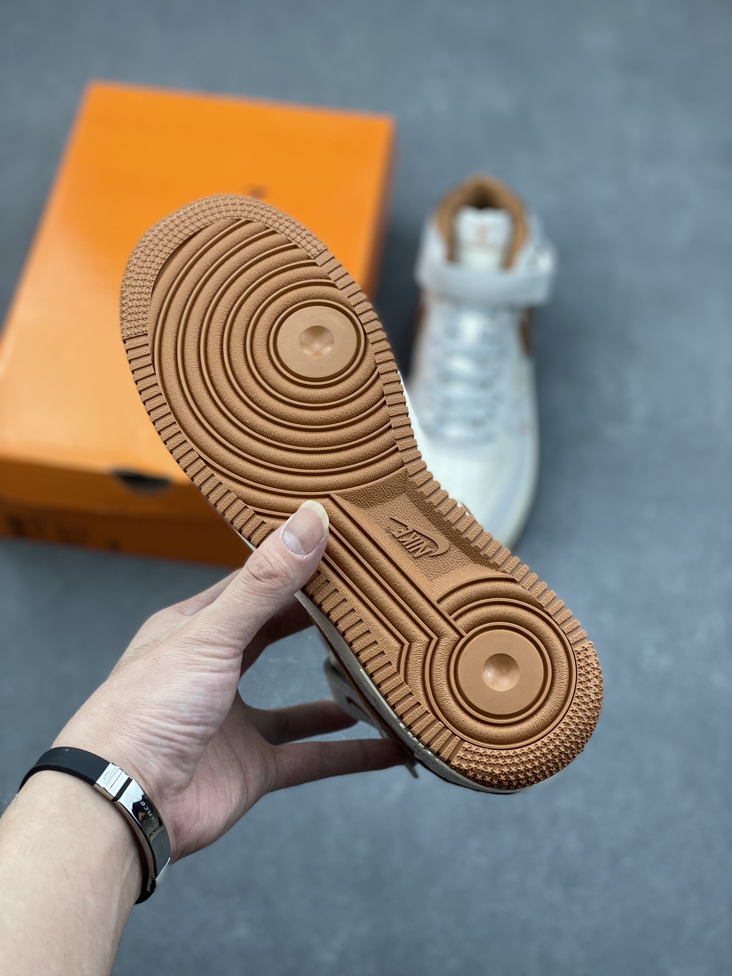 Nike Air Force 1 Mid '07 LV Collab Sneakers - Brown/Beige, Sizes 36-45 7 i1731517091 5263 5