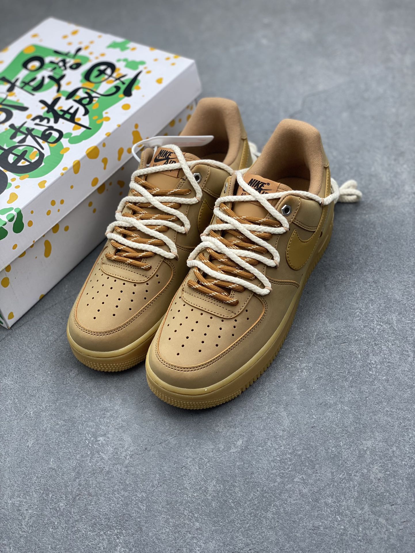Nike Air Force 1 Low Wheat Mocha, Men's Sneakers - CJ9197-102, All Sizes 9 i1731517287 8441 0