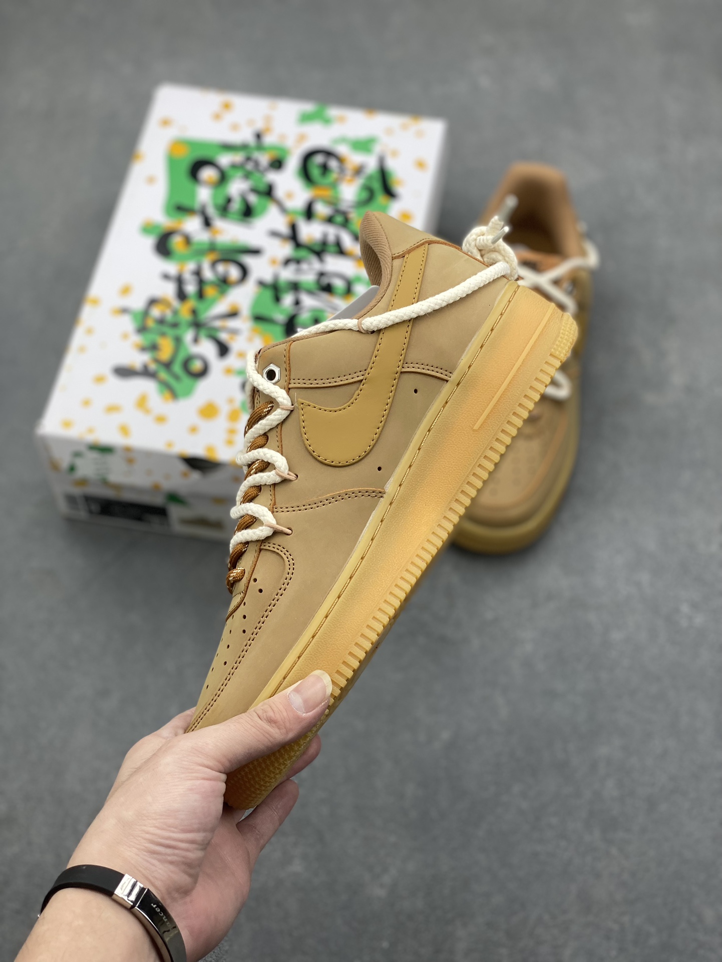 Nike Air Force 1 Low Wheat Mocha, Men's Sneakers - CJ9197-102, All Sizes 4 i1731517287 8742 7