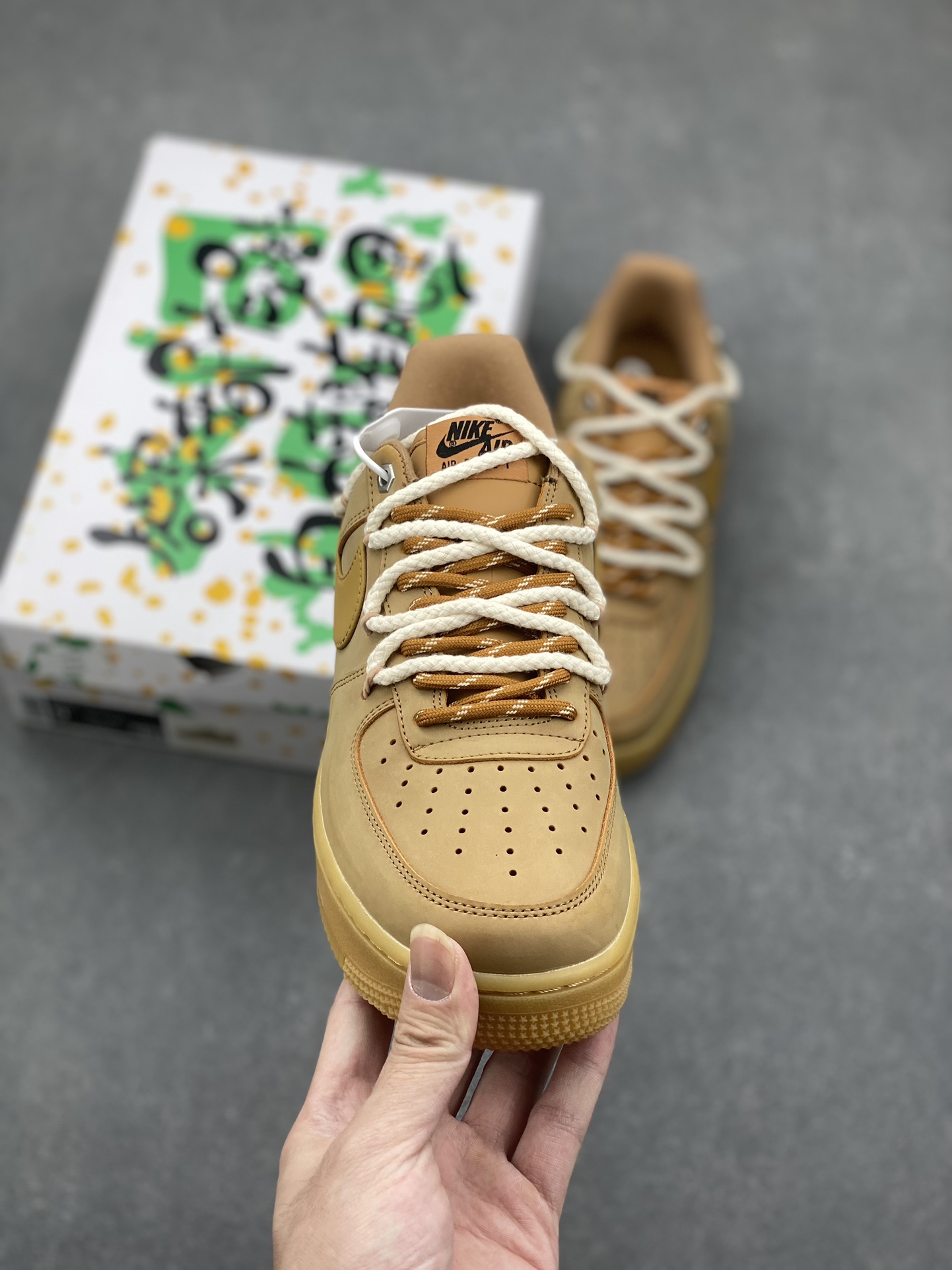 Nike Air Force 1 Low Wheat Mocha, Men's Sneakers - CJ9197-102, All Sizes 3 i1731517287 9004 6