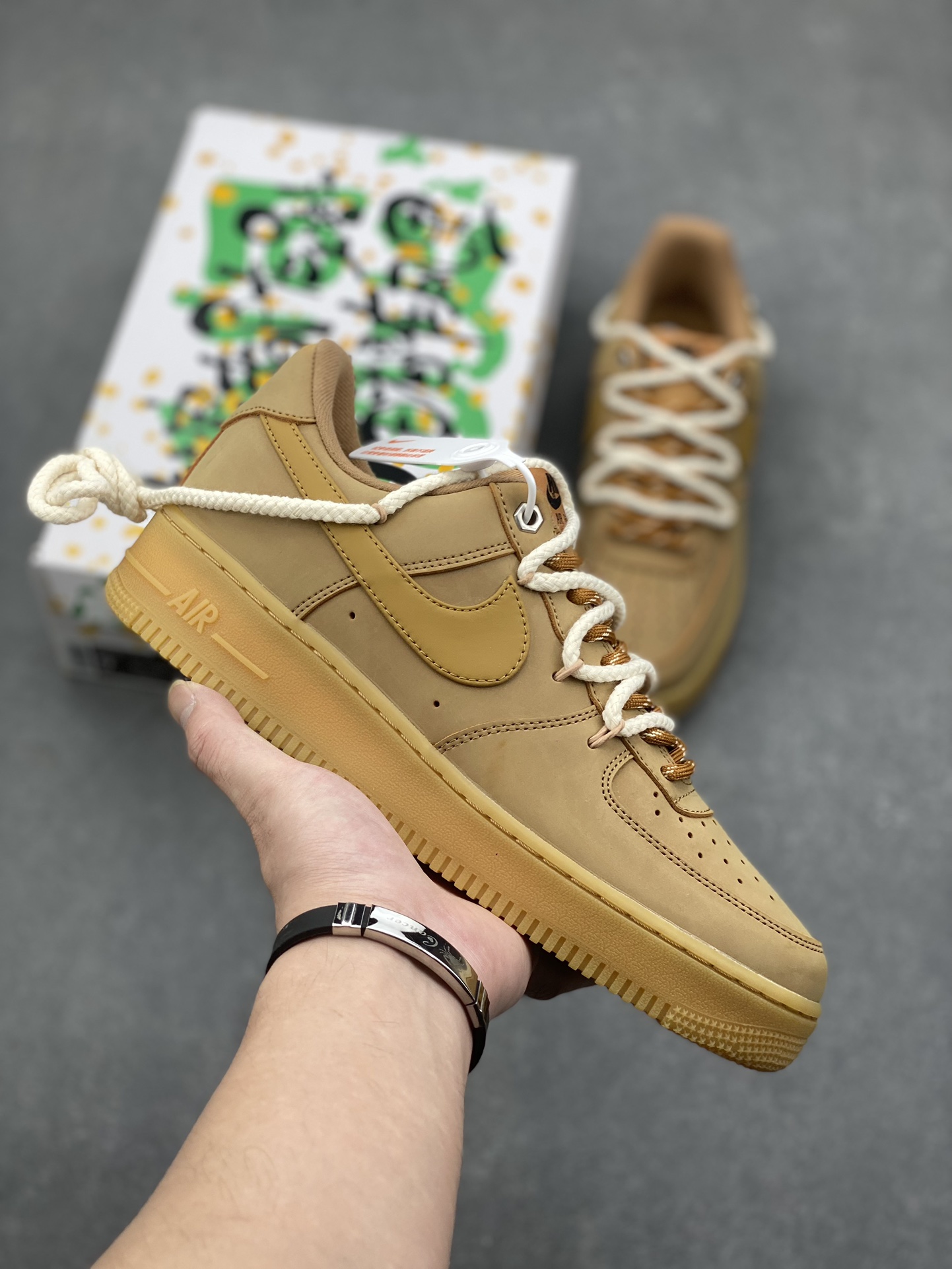 Nike Air Force 1 Low Wheat Mocha, Men's Sneakers - CJ9197-102, All Sizes 2 i1731517287 9702 2