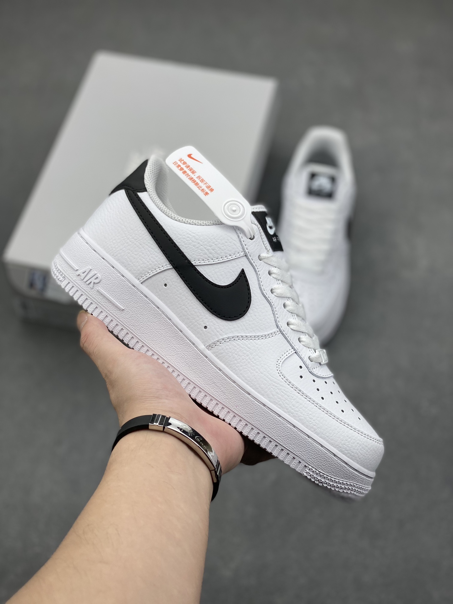 Nike Air Force 1 Low White Black, Original Quality, Multiple Sizes Available 2 i1731601548 2459 7