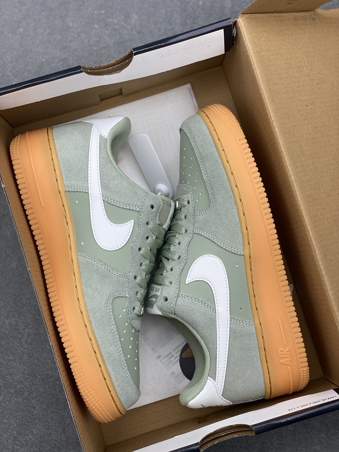 Nike Air Force 1 '07 Low Olive Suede Honeycomb Cushioning, Size 36-45 10 i1731688984 2255 0