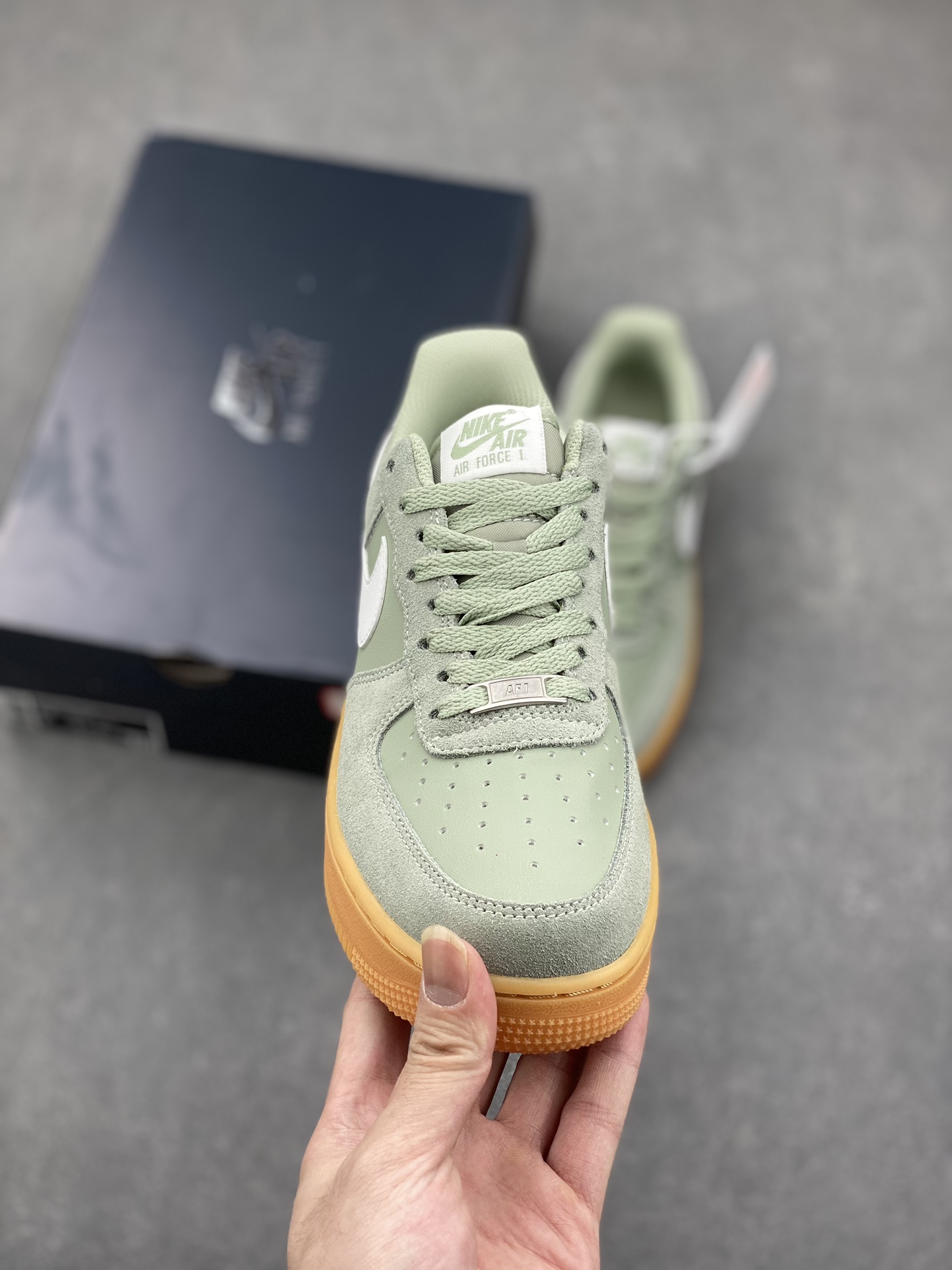 Nike Air Force 1 '07 Low Olive Suede Honeycomb Cushioning, Size 36-45 3 i1731688984 9846 7