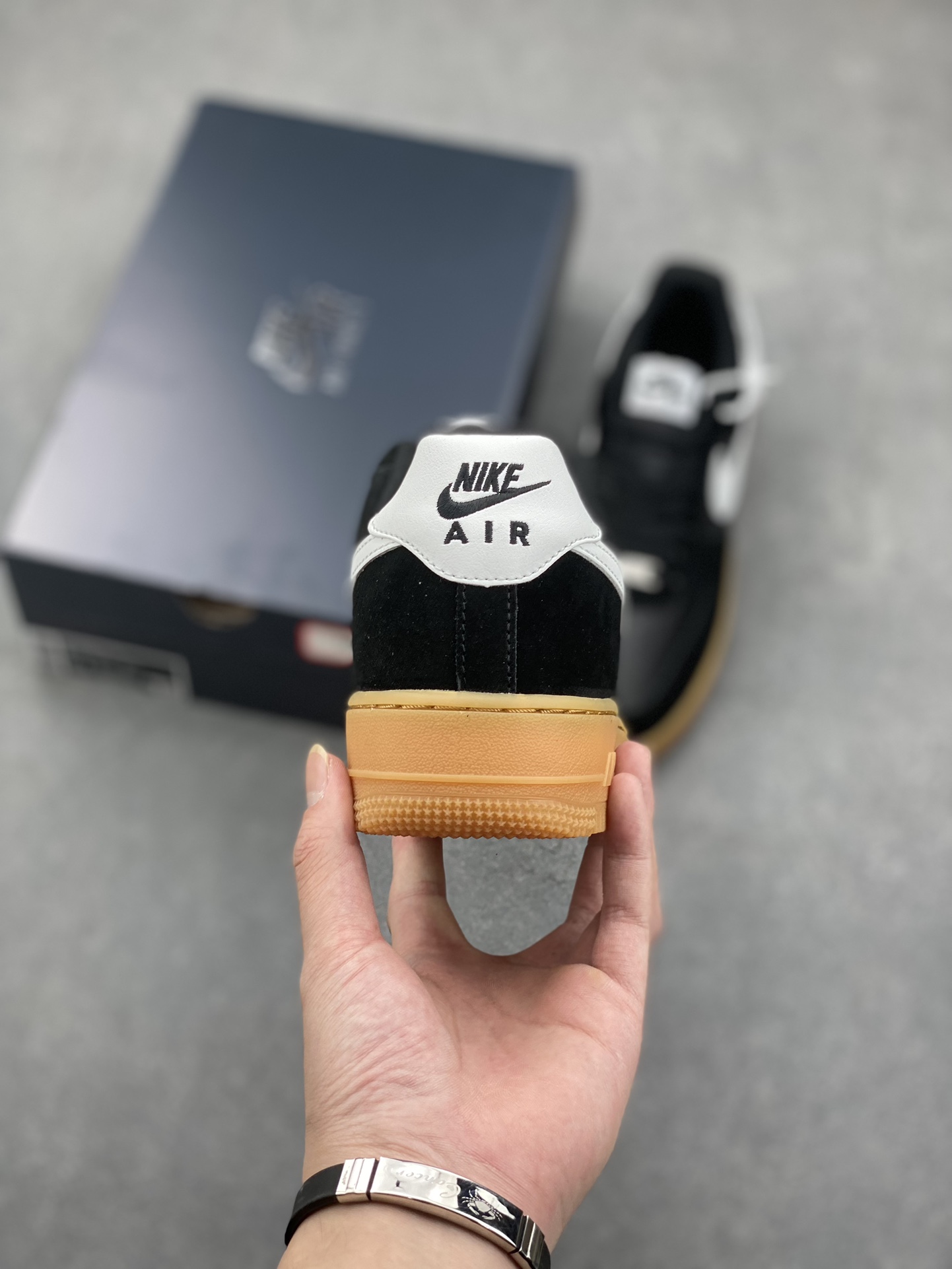 Nike Air Force 1 '07 Low Black Gum Sole Sneakers - Style & Comfort 5 i1731689251 1719 0