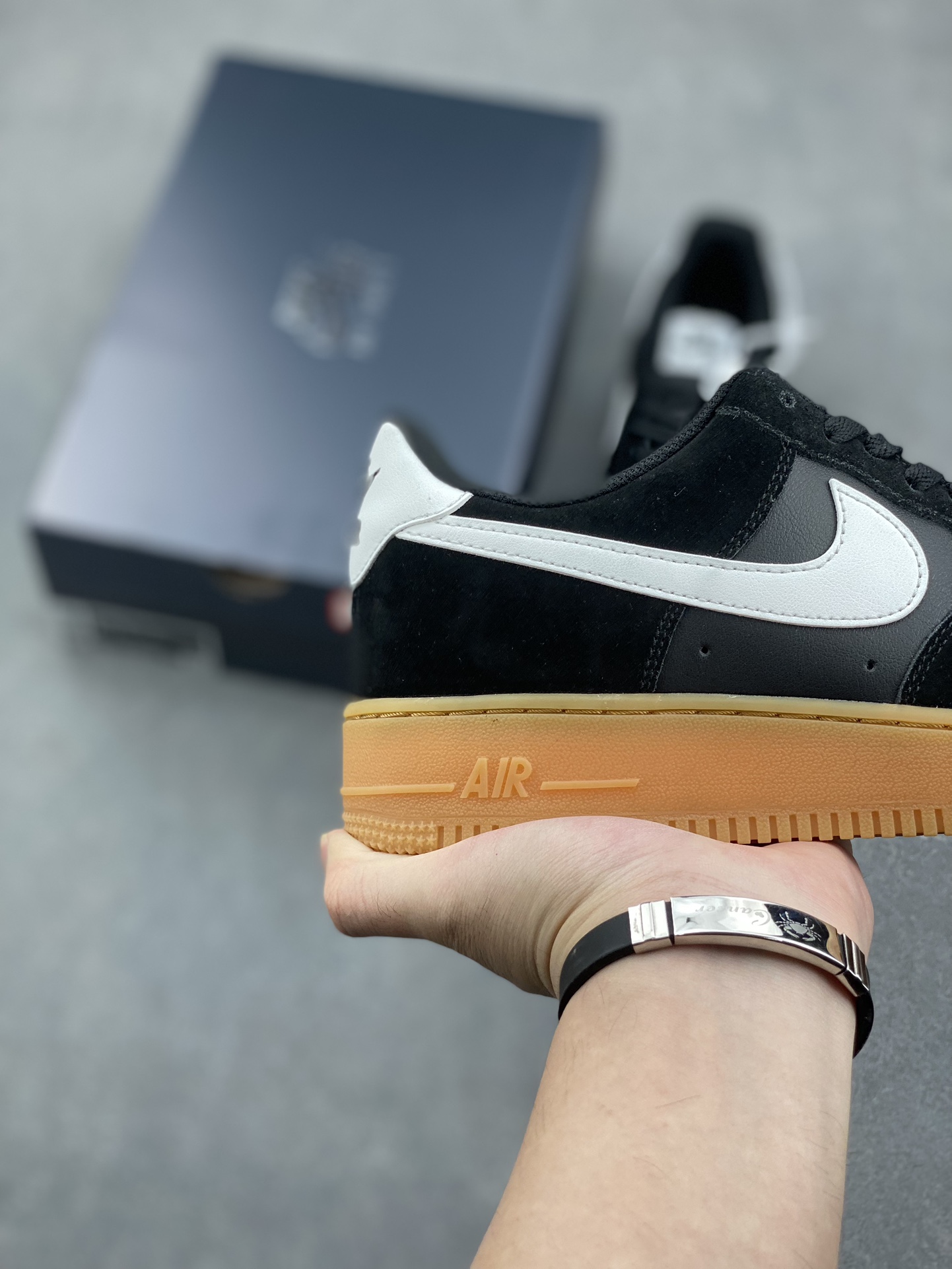 Nike Air Force 1 '07 Low Black Gum Sole Sneakers - Style & Comfort 6 i1731689251 2555 4