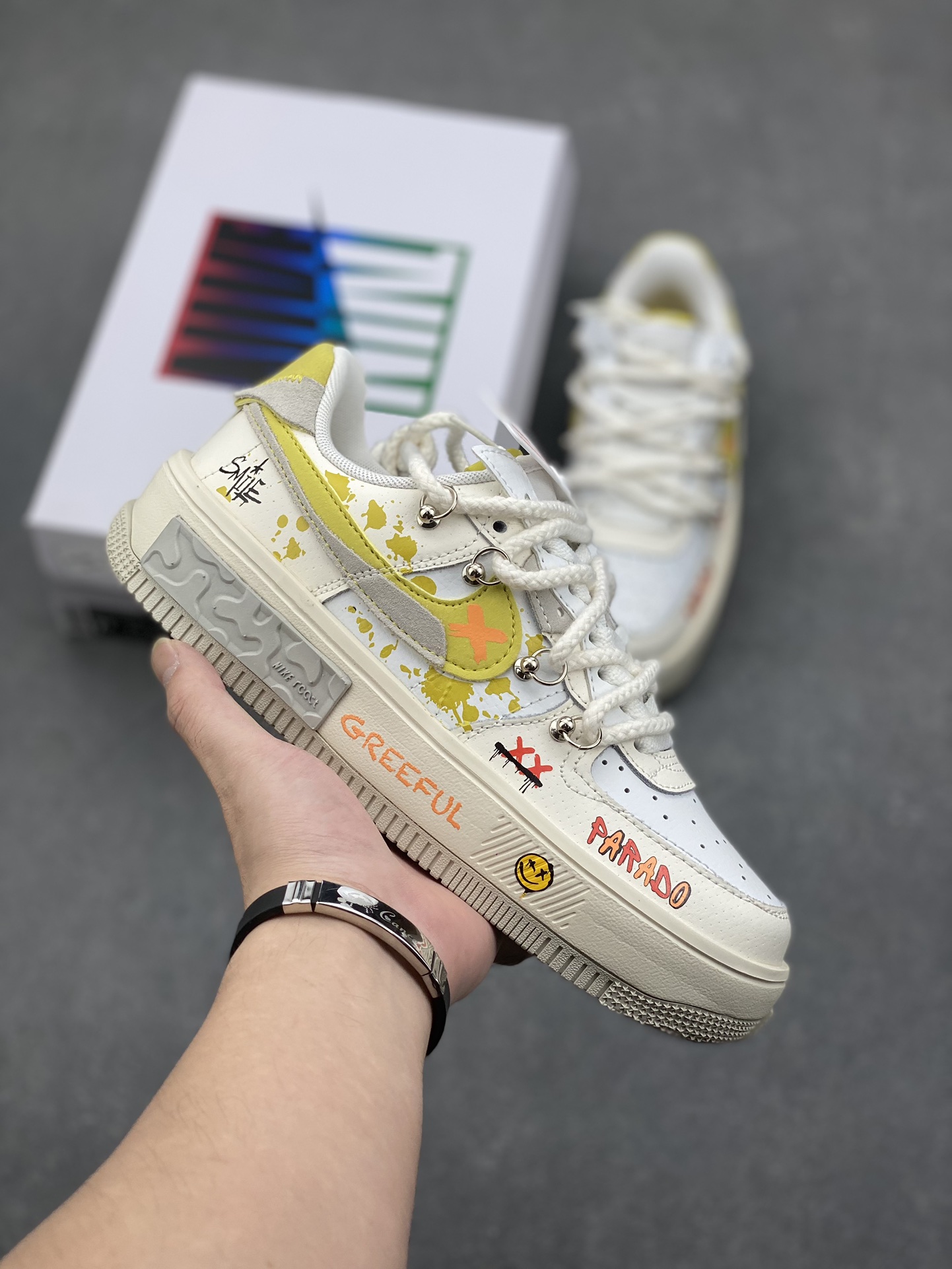Graffiti Fontanka Air Force 1 Customs with Deconstructed Laces - Limited Edition 2 i1731774842 3694 8