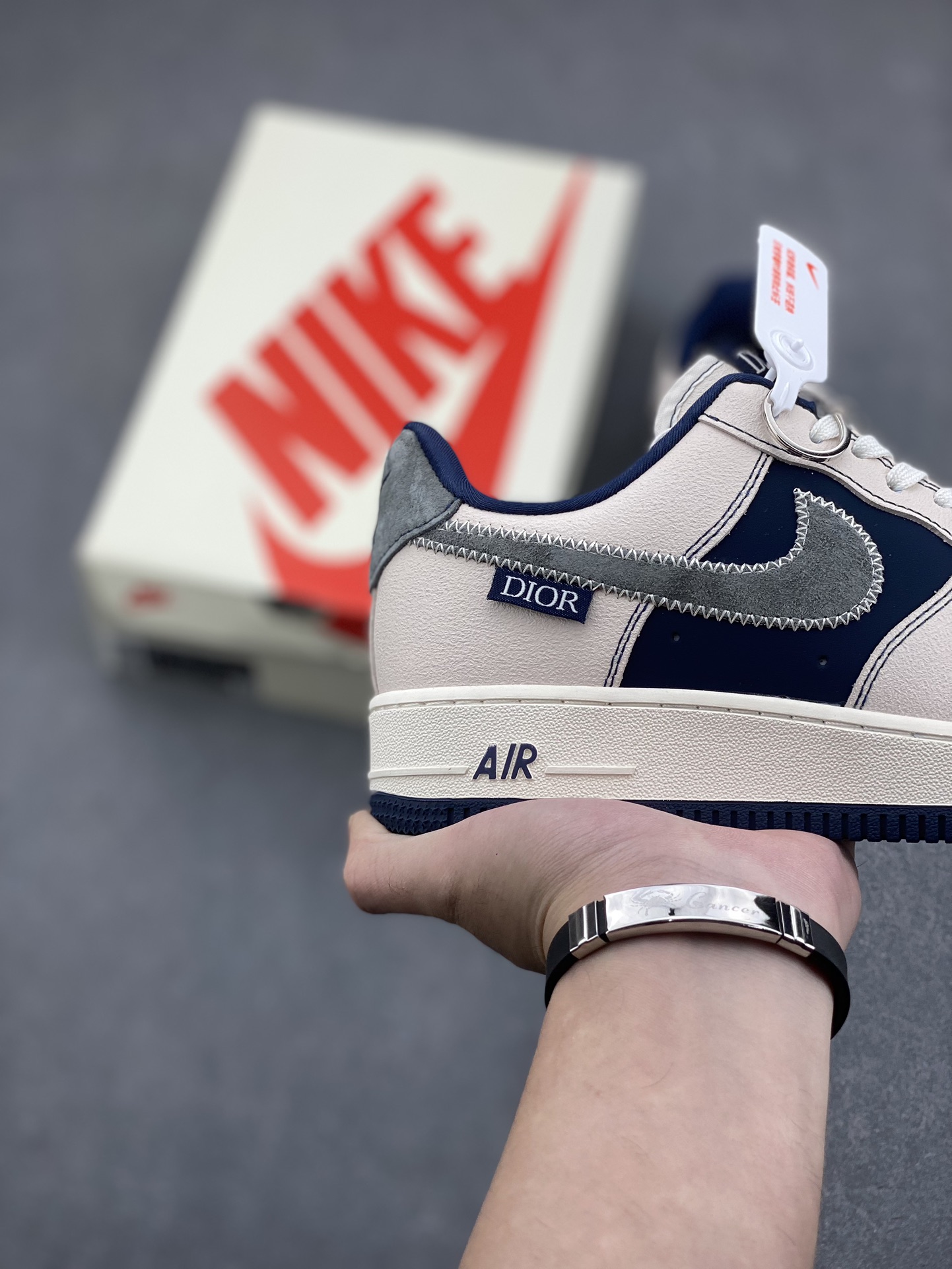 Nike Air Force 1 '07 Low "Dior" Limited Edition Sneakers - Blue/White 6 i1731878264 9162 2