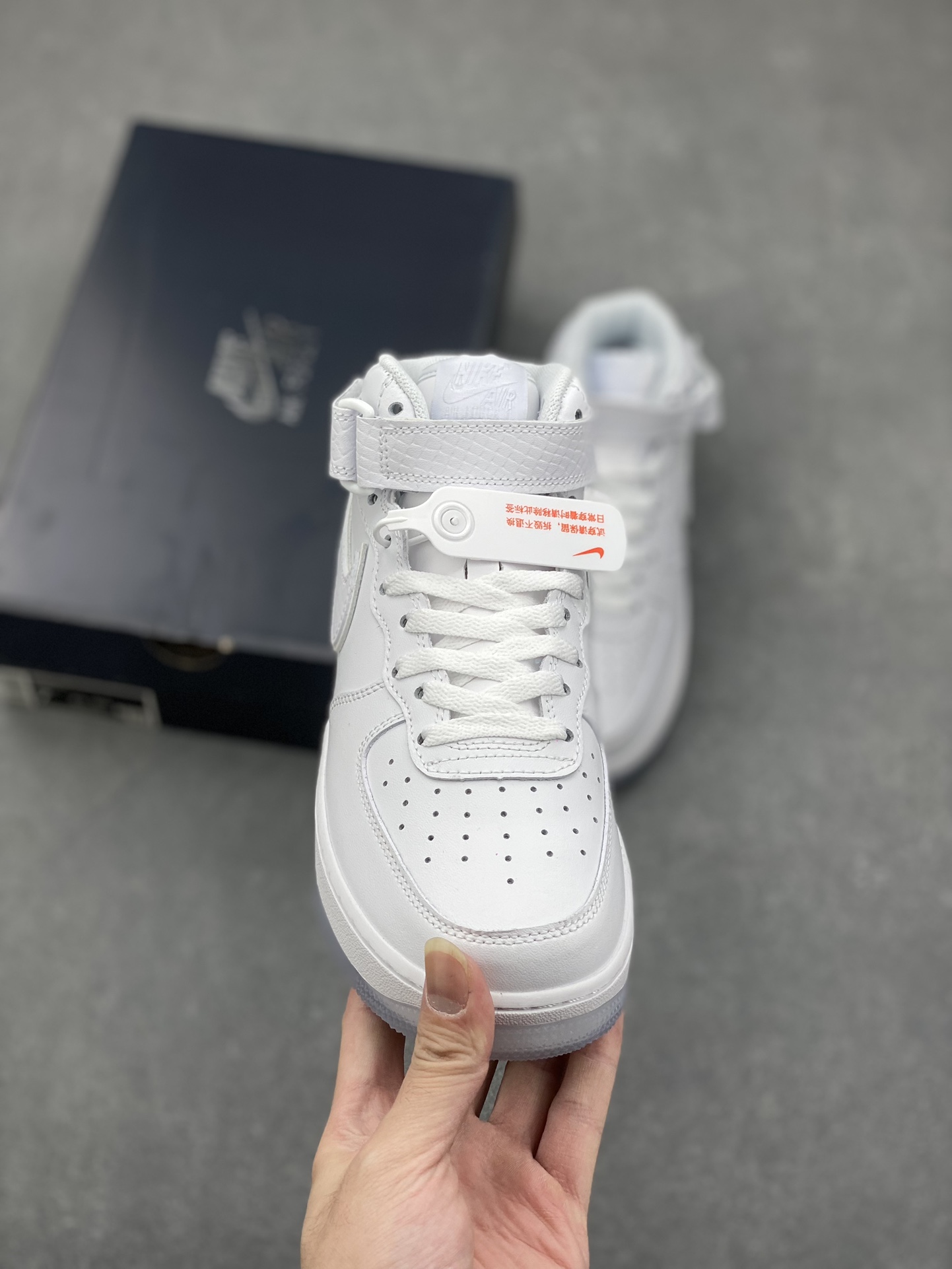 Nike Air Force 1 '07 Mid White Blue Crystal Casual Sneakers FN4274-100 3 i1731878415 320 3