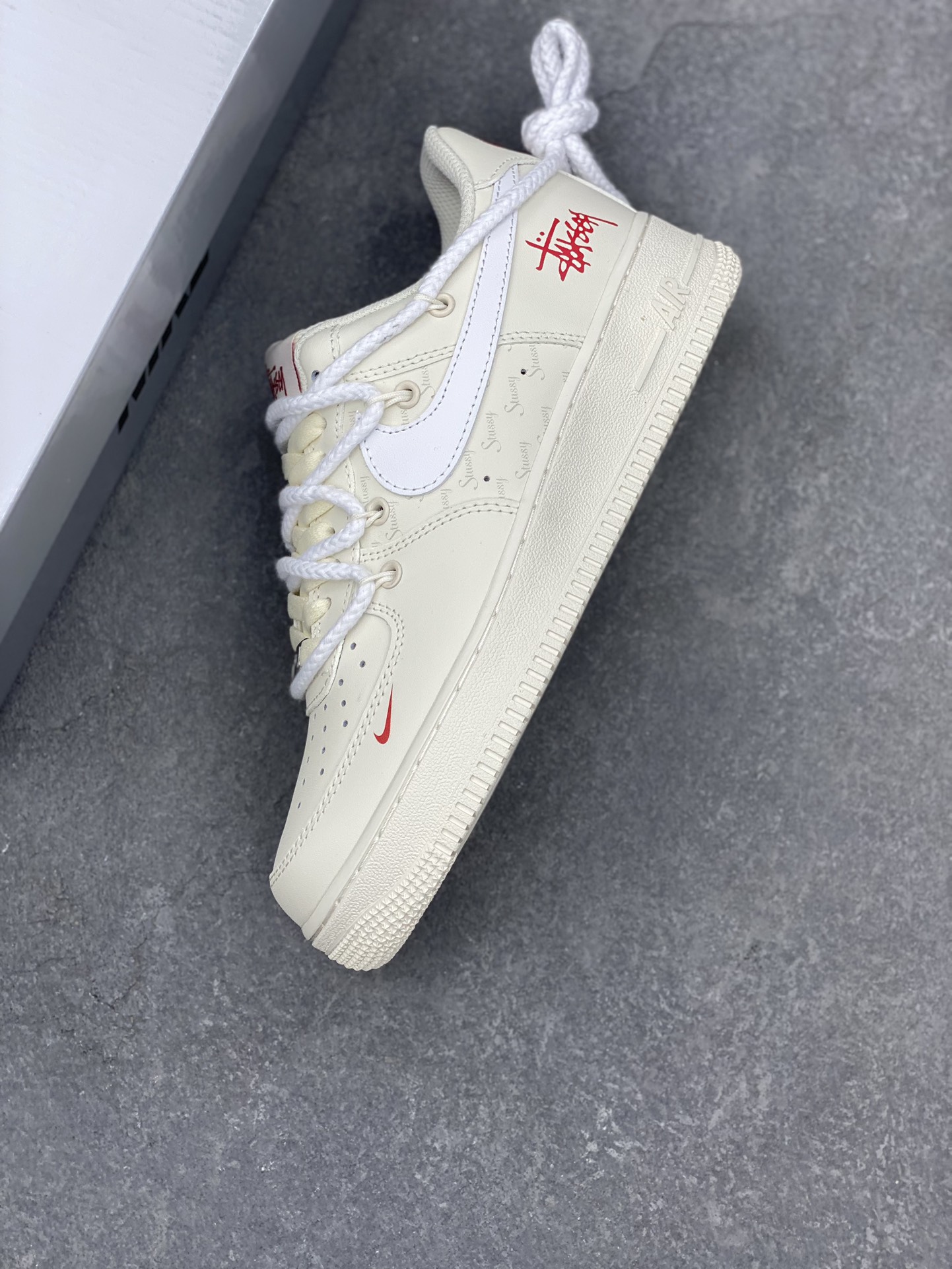 Stussy x Nike Air Force 1 Low '07: Cream Leather, Premium Comfort, and Stylish Design 8 i1731878574 8601 5