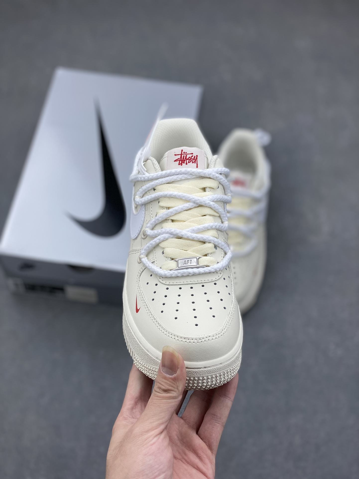 Stussy x Nike Air Force 1 Low '07: Cream Leather, Premium Comfort, and Stylish Design 3 i1731878574 8908 0