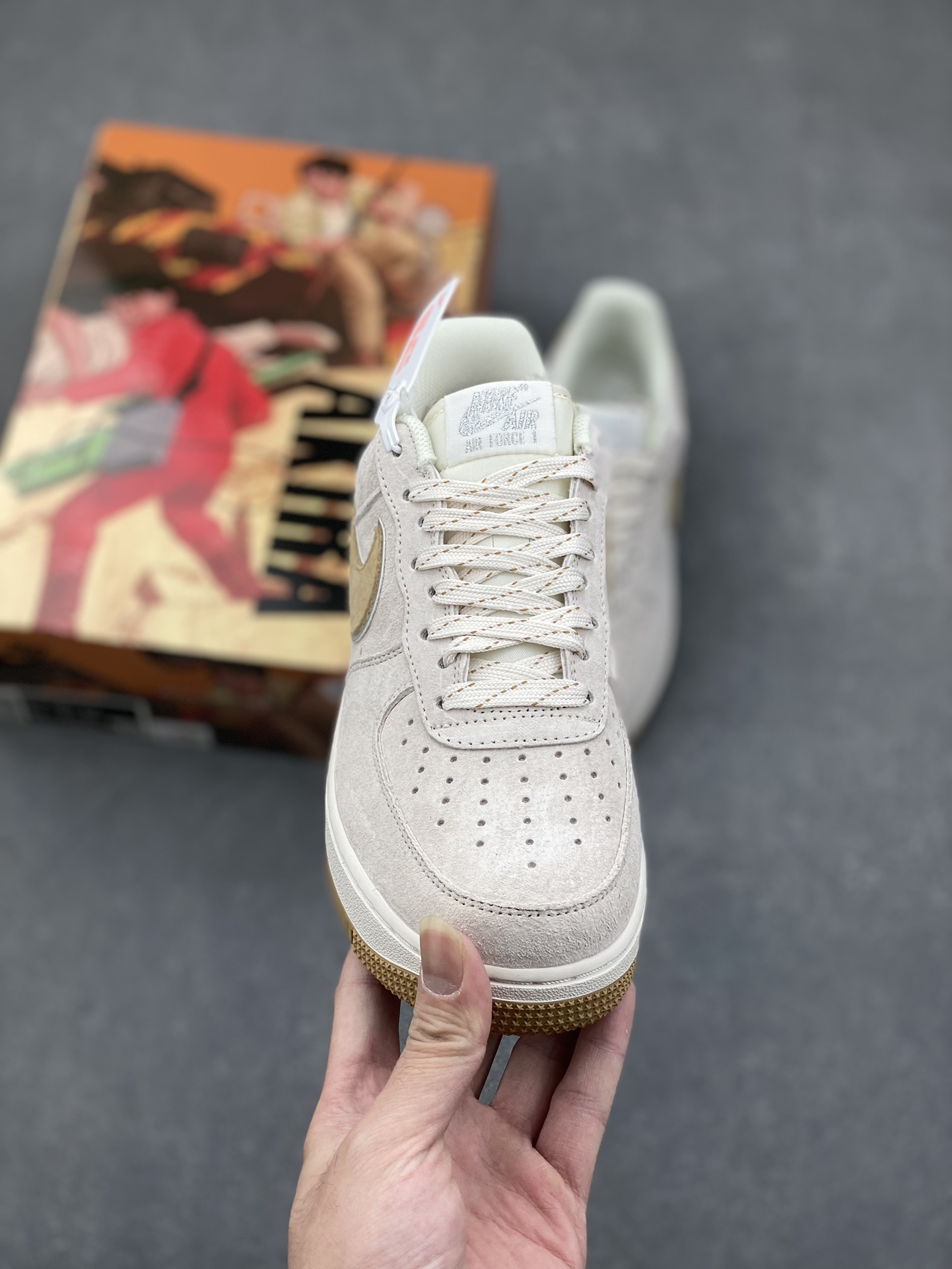 Nike Air Force 1 Low Akira '07 Morandi Yellow Suede Sneakers (Limited Edition) 3 i1731949605 4200 4