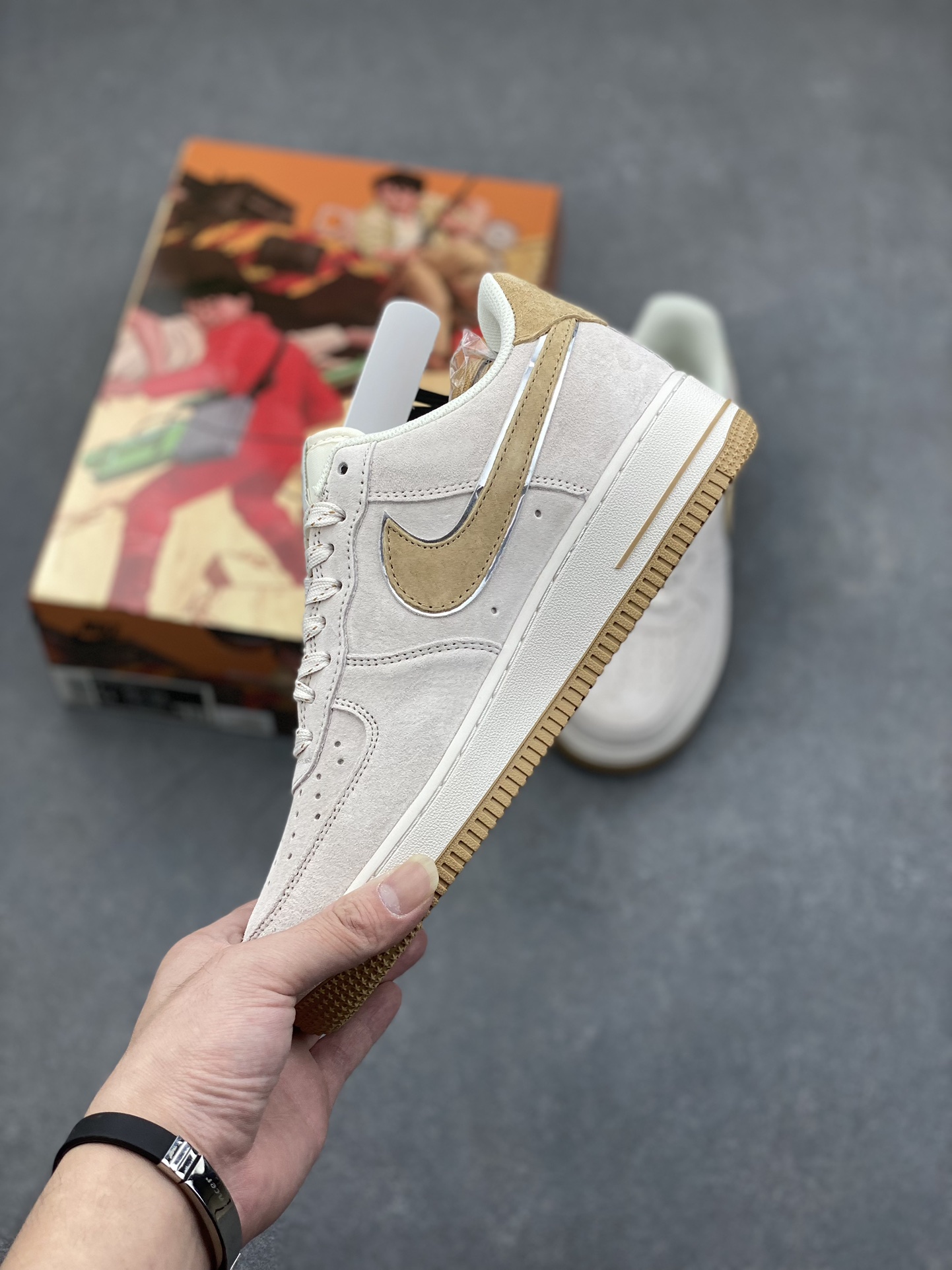 Nike Air Force 1 Low Akira '07 Morandi Yellow Suede Sneakers (Limited Edition) 4 i1731949605 5046 0