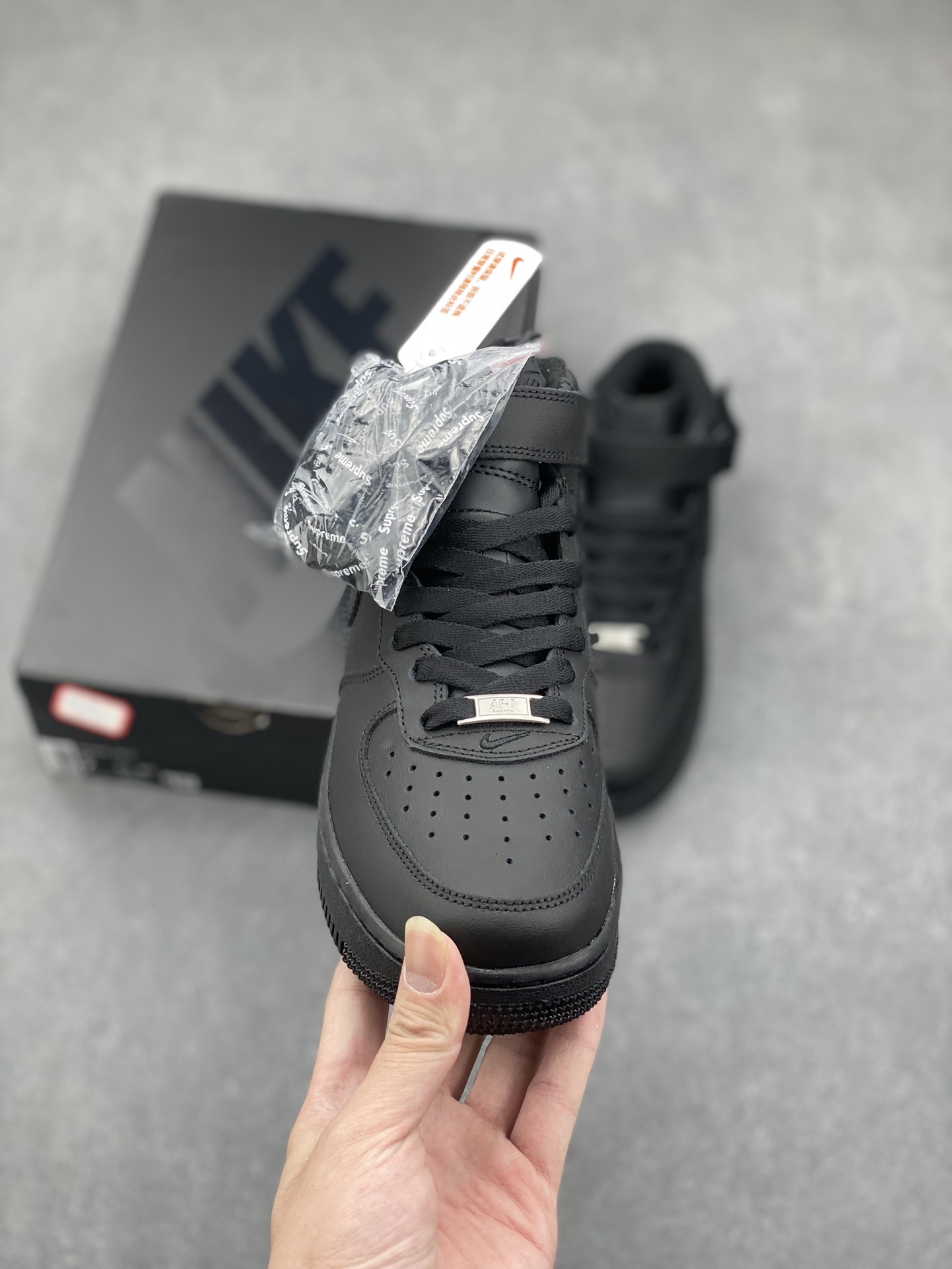 Nike X Supreme Air Force 1 Low Black Sneaker,FZ8784-001, Men and Women Sizes 3 i1731949657 1648 6
