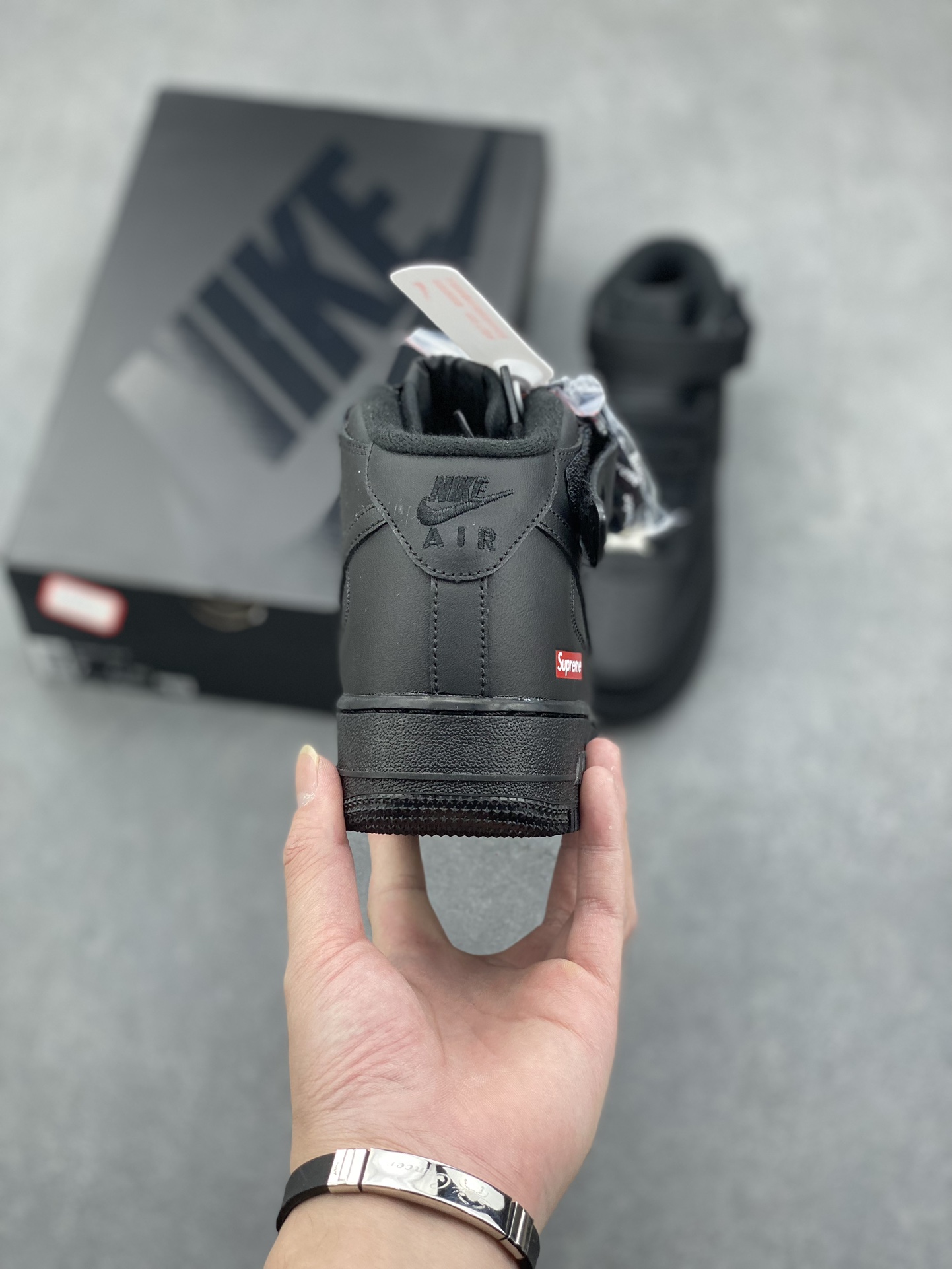 Nike X Supreme Air Force 1 Low Black Sneaker,FZ8784-001, Men and Women Sizes 5 i1731949657 6197 4
