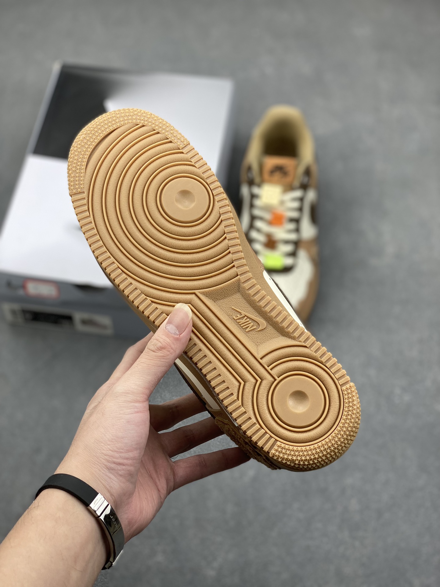 Nike Air Force 1 '07 Low Custom 'Melaleuca Bear' Sneakers - Style & Comfort 7 i1732037026 4803 3