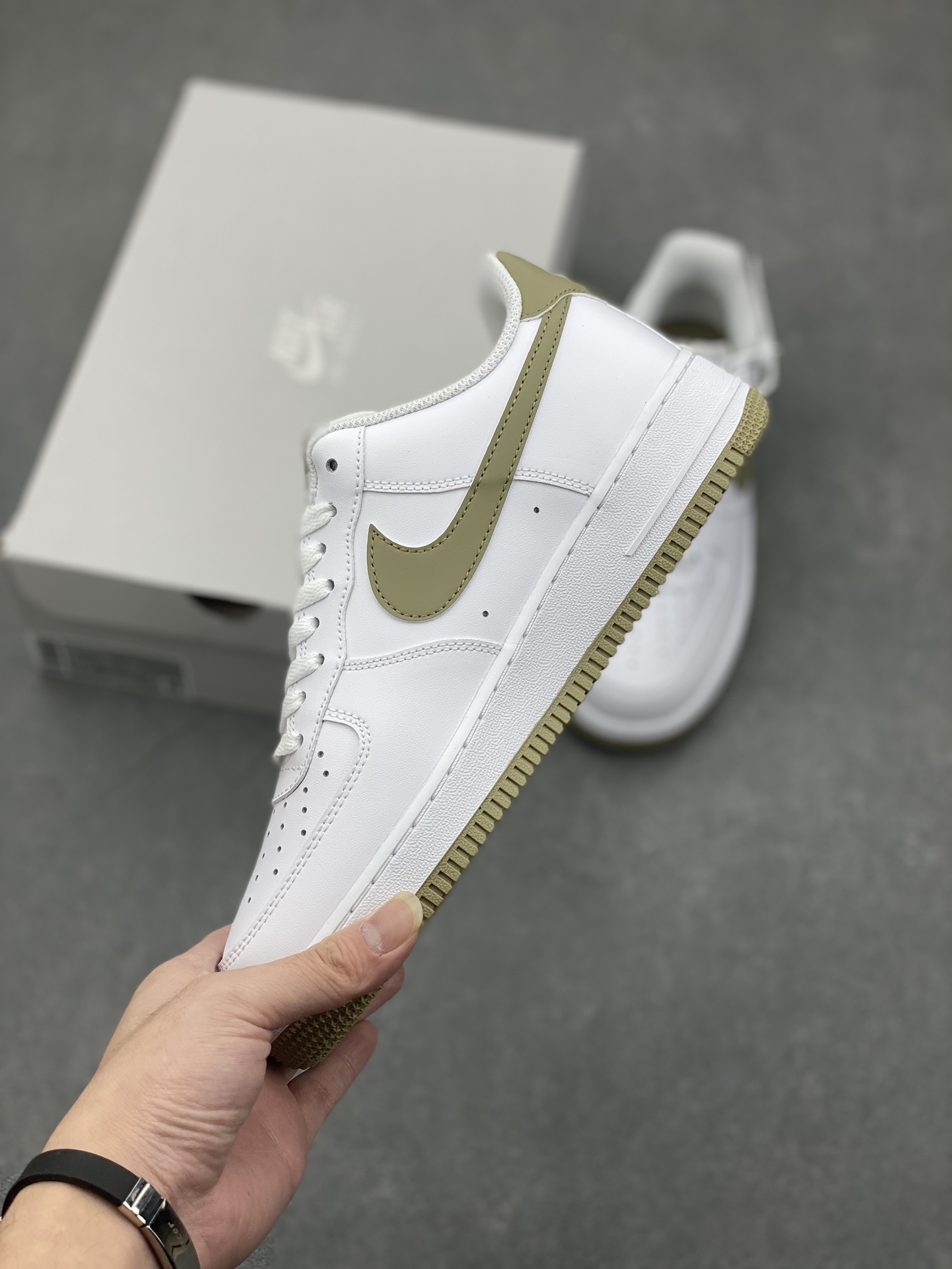 Nike Air Force 1 '07 Low White/Olive Casual Sneakers CW2289-111 4 i1732037315 7067 0