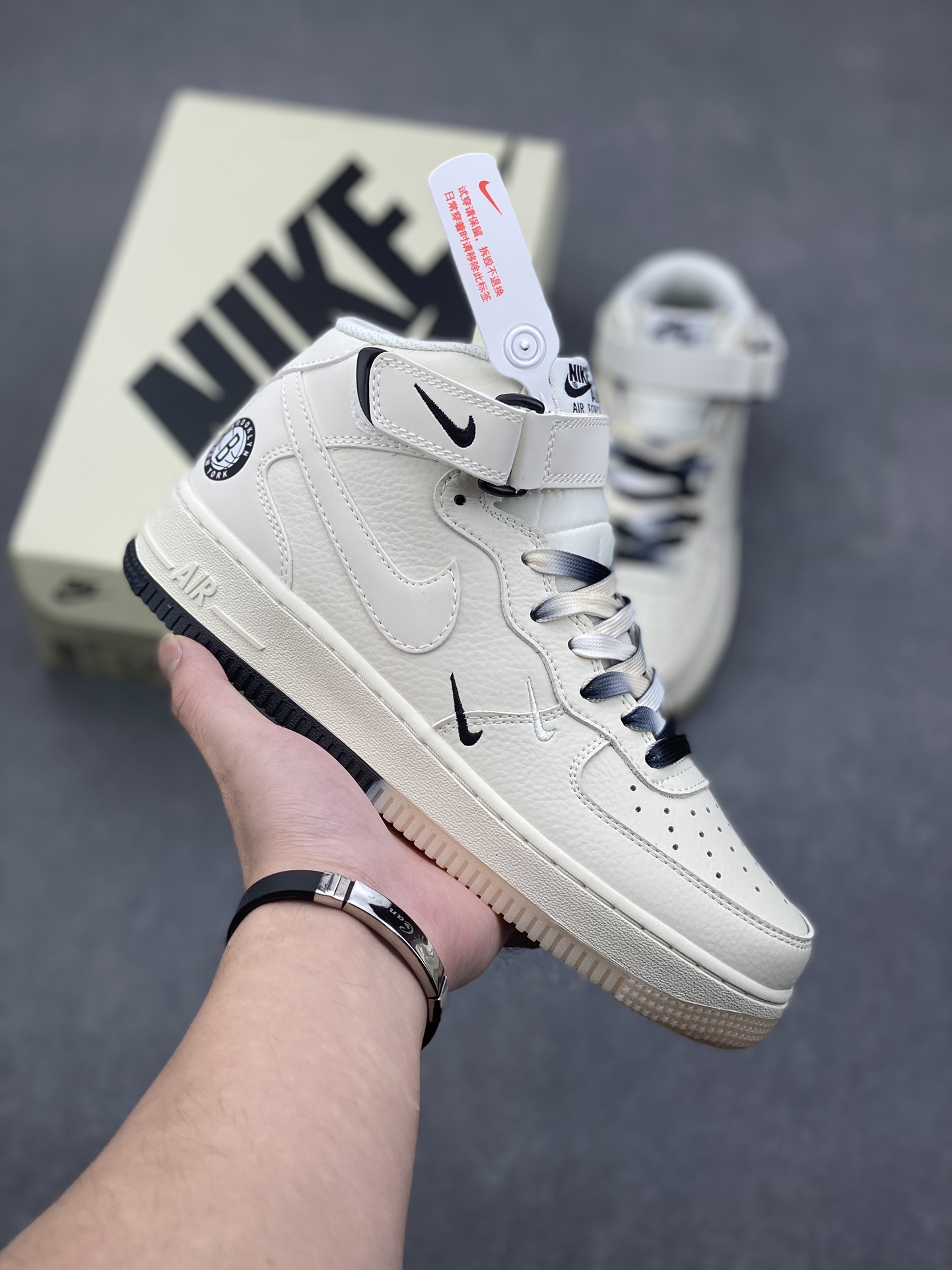 Nike Air Force 1 Mid 'Brooklyn Nets' Limited Edition Sneakers 2 i1732037421 9355 2