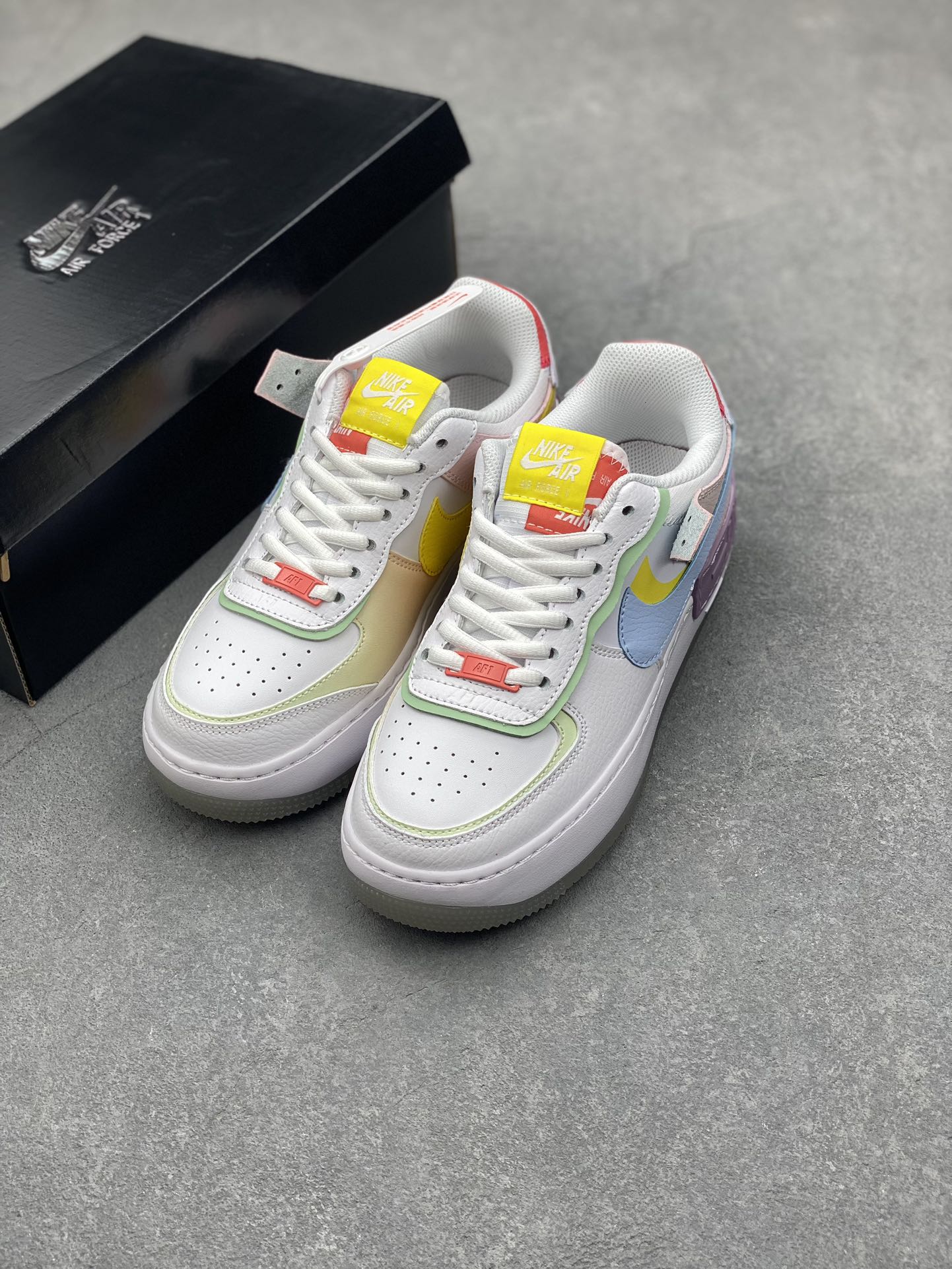 Nike Air Force 1 Shadow Pastel Multi-Color Low-Top Sneakers CW2630-141 9 i1732137228 7365 6