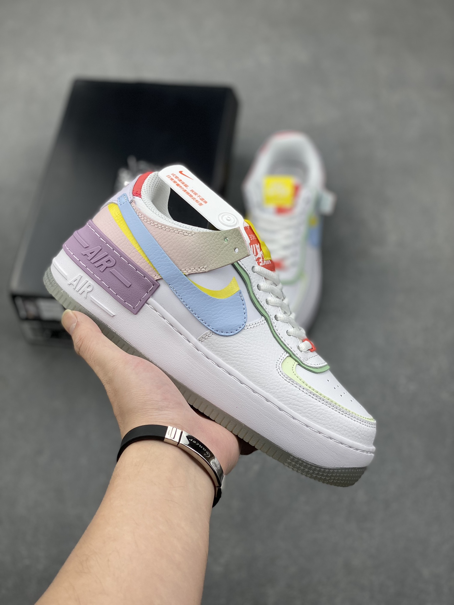 Nike Air Force 1 Shadow Pastel Multi-Color Low-Top Sneakers CW2630-141 2 i1732137236 4343 0