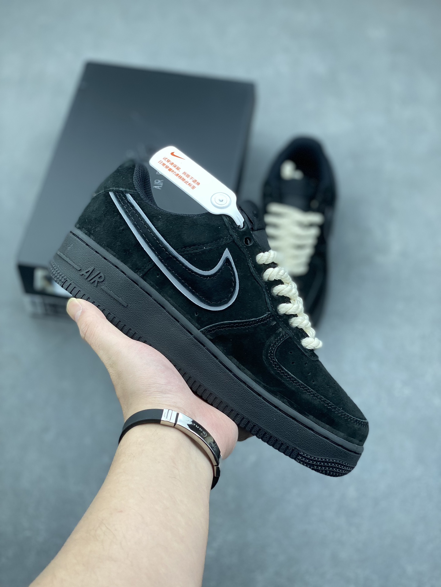 Nike Air Force 1 '07 Low Black Suede Casual Sneakers CW2288-111 2 i1732212626 666 3