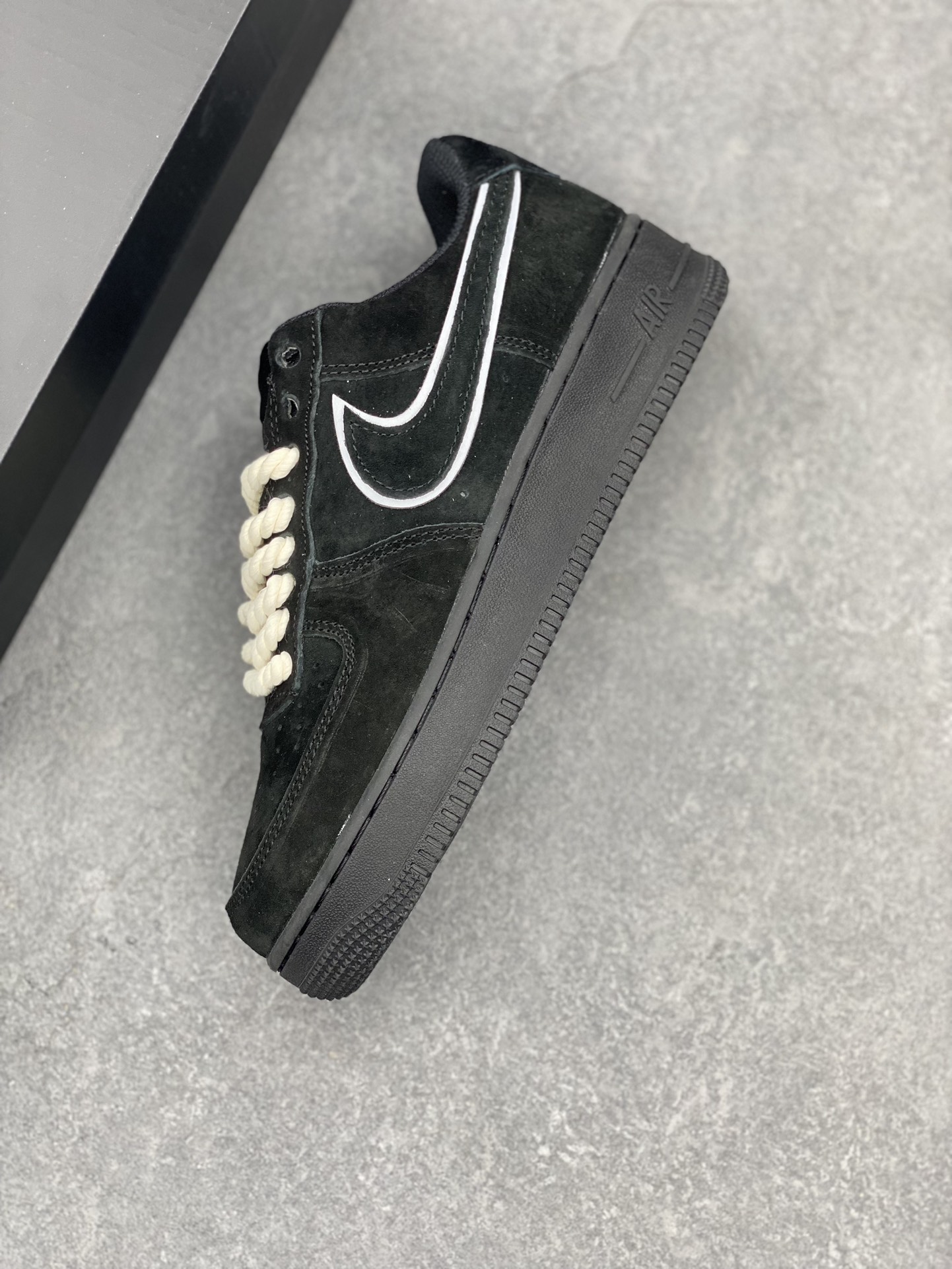 Nike Air Force 1 '07 Low Black Suede Casual Sneakers CW2288-111 8 i1732212626 7051 0