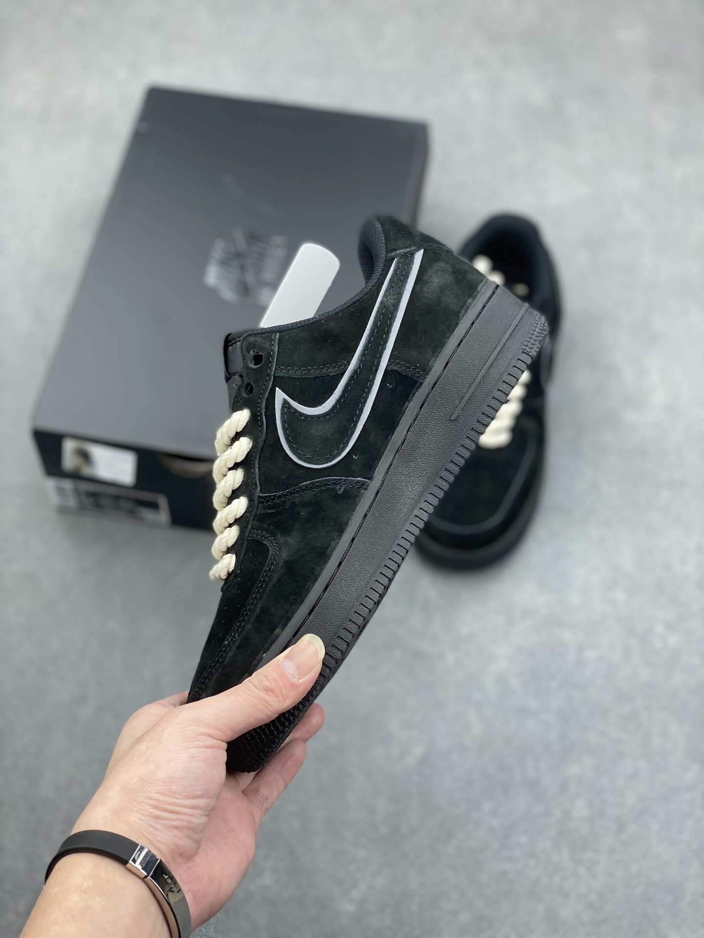 Nike Air Force 1 '07 Low Black Suede Casual Sneakers CW2288-111 4 i1732212627 5246 6